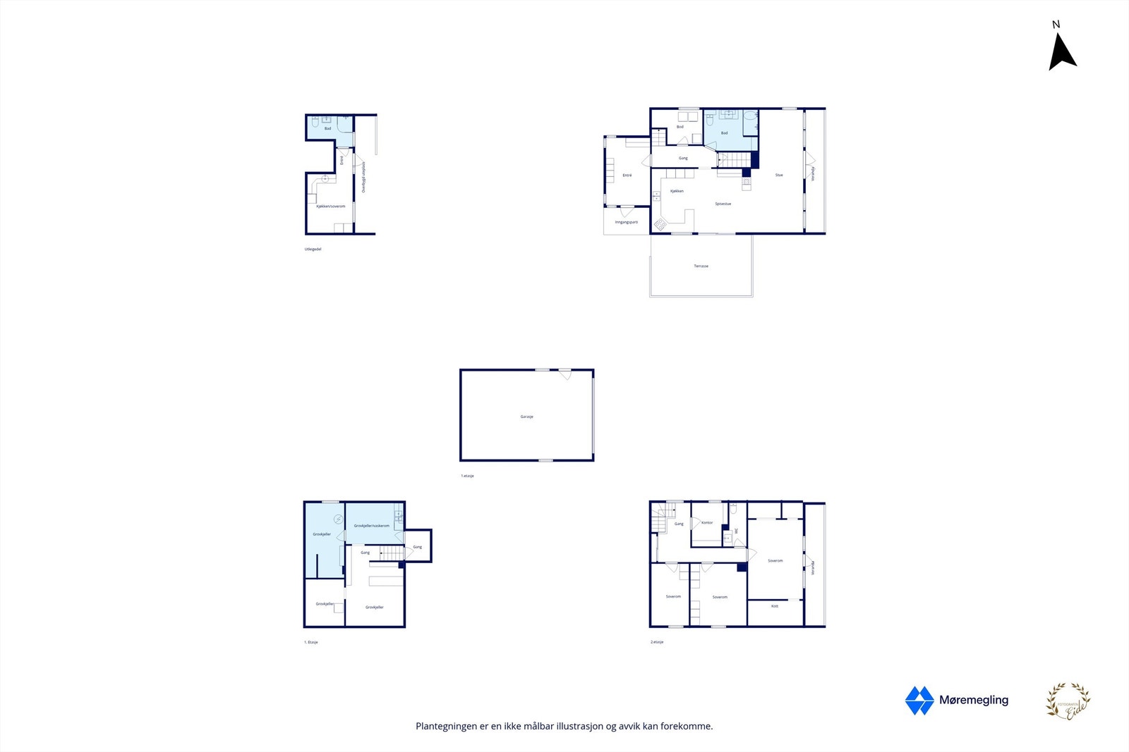 Plantegning Galleribilde