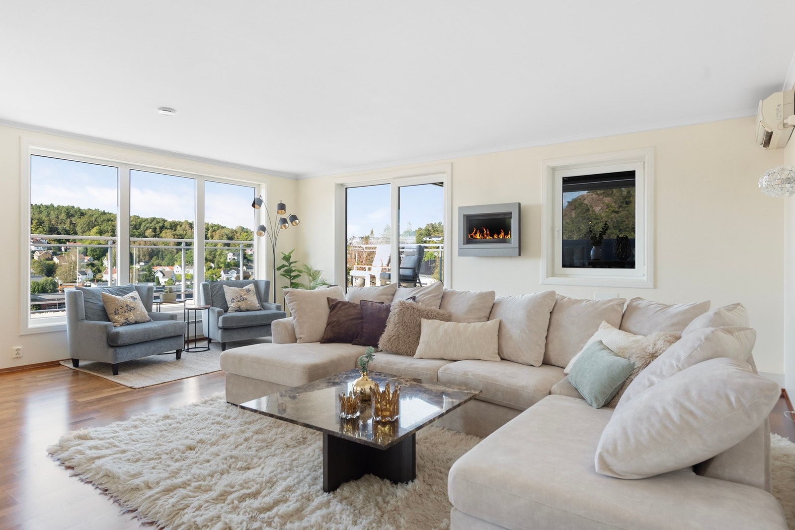 Stor luftig stue Galleribilde