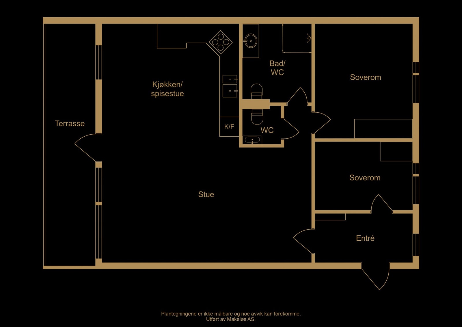 Plantegning - illustrasjon, avvik kan forekomme Galleribilde