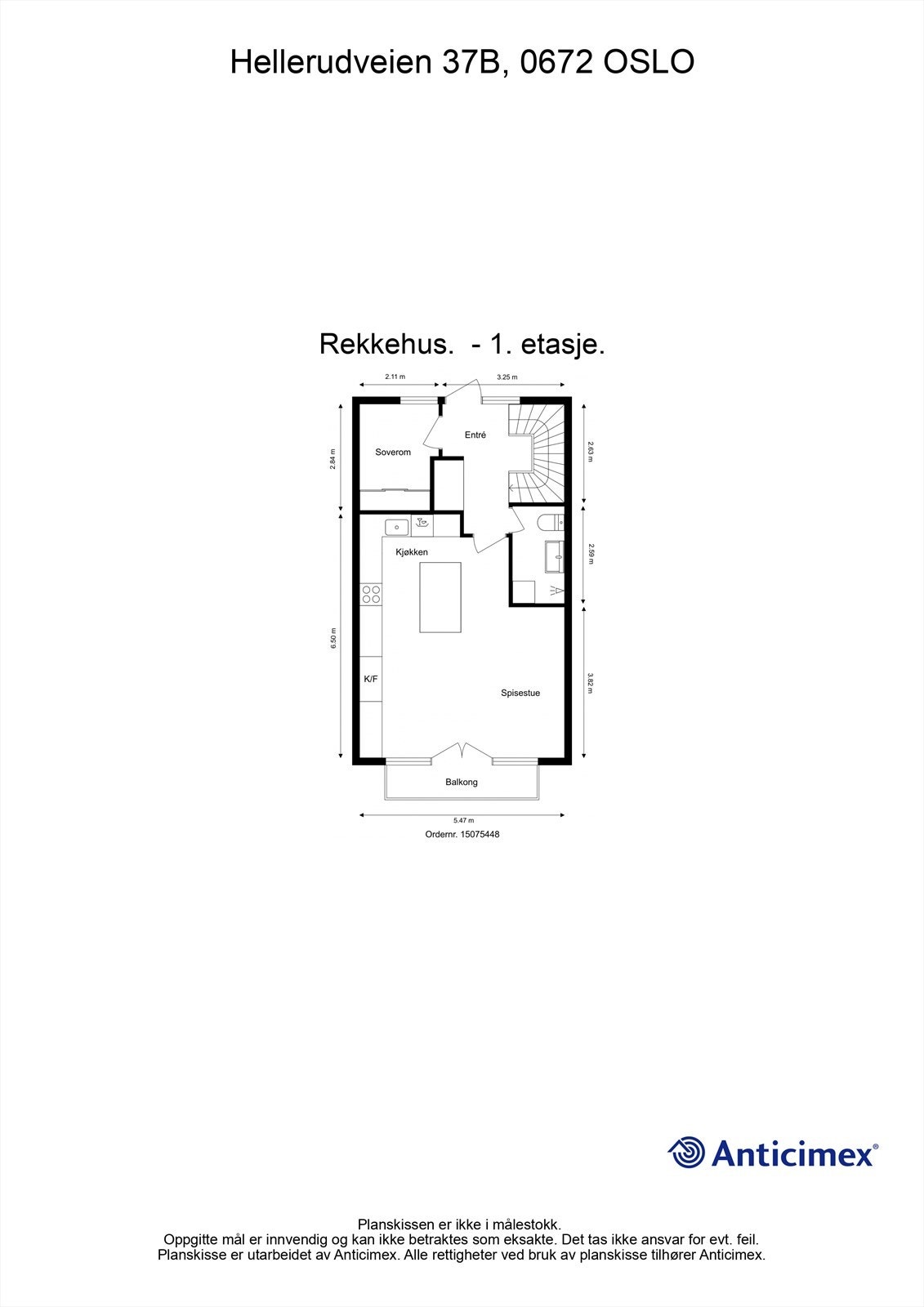 Plantegning 1. etasje. Galleribilde