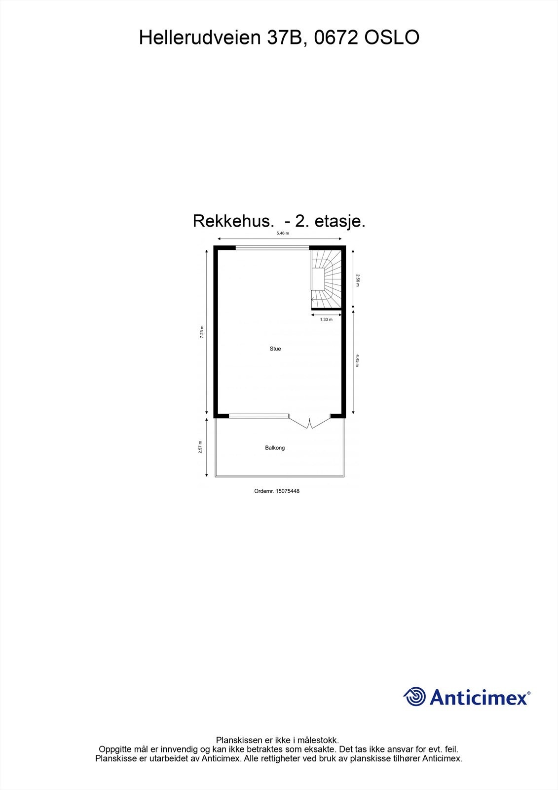 Plantegning 2.etasje Galleribilde