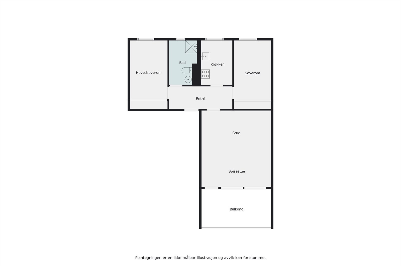 Plantegning. Galleribilde