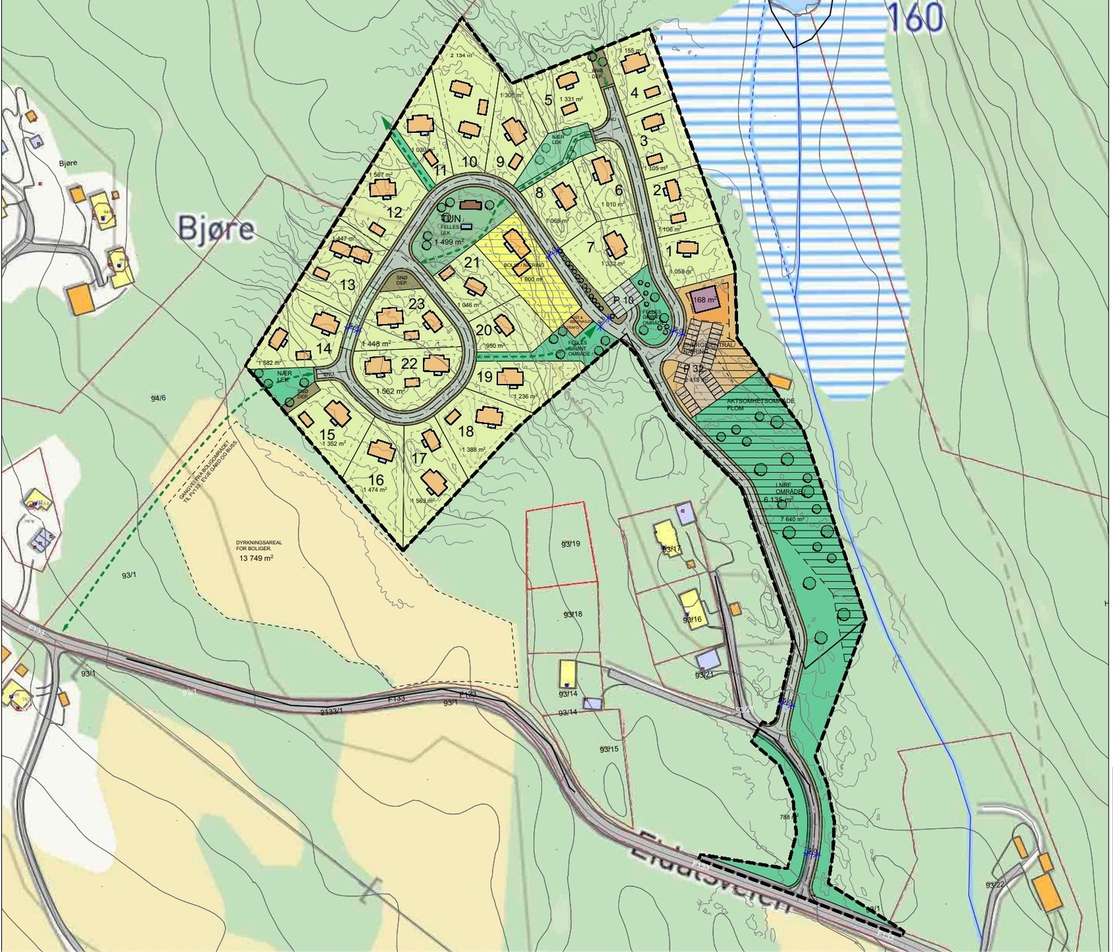 Plankart Galleribilde