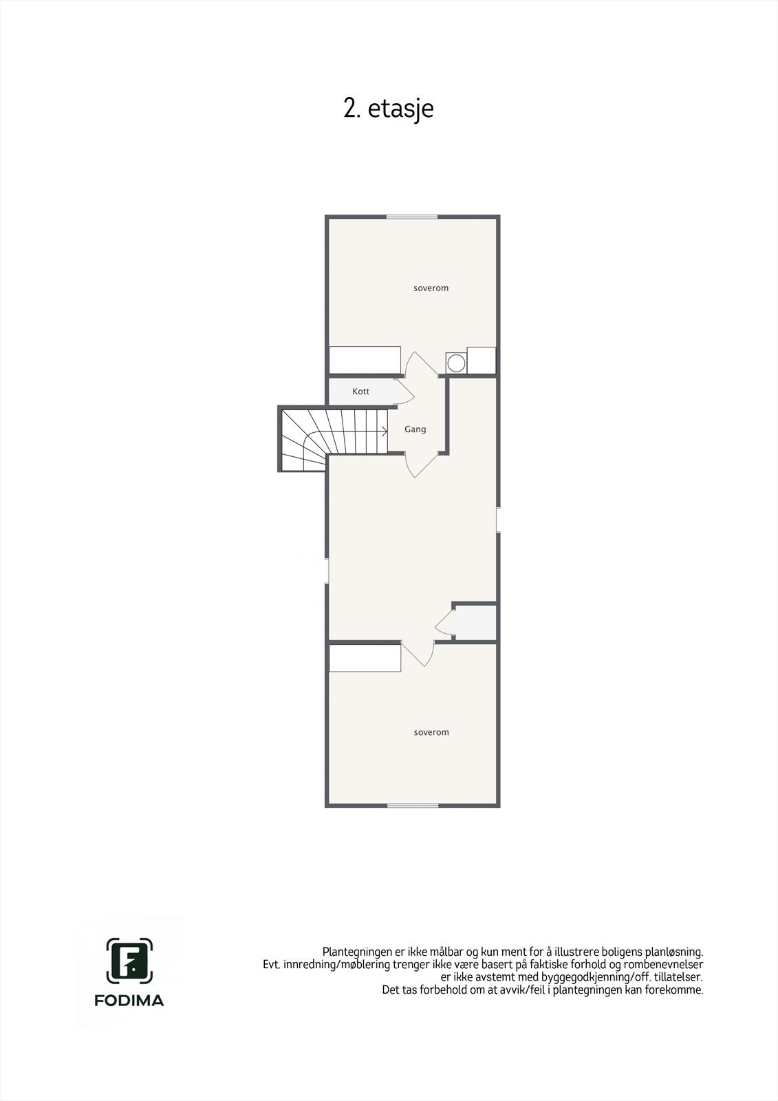 Plantegning 2. etasje Galleribilde