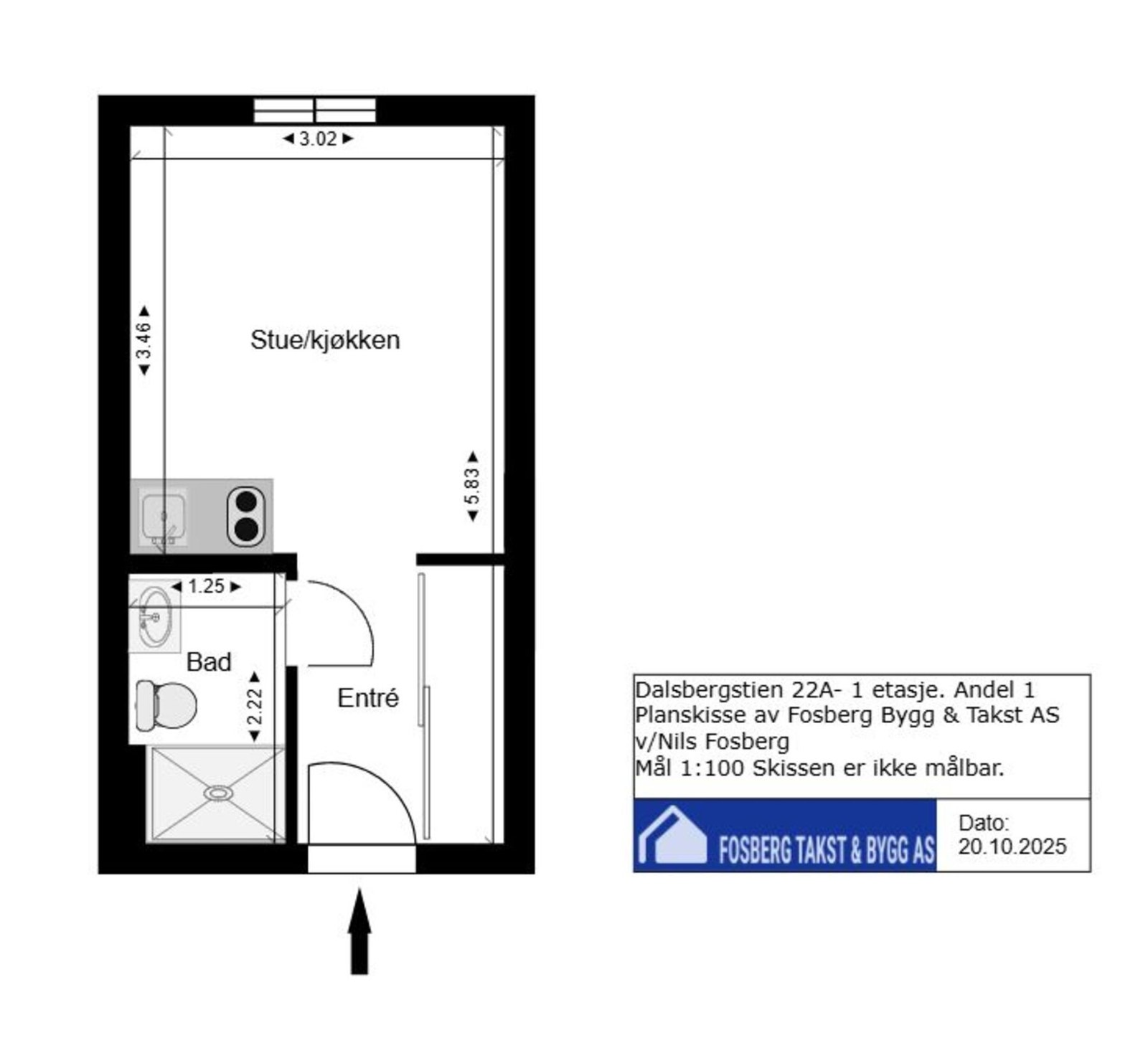 Plantegning leilighet. Galleribilde