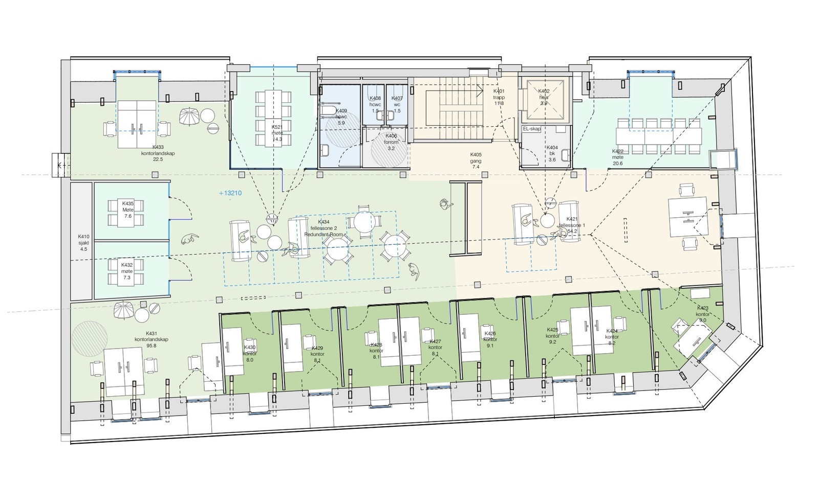 Eksempel planløsning Galleribilde
