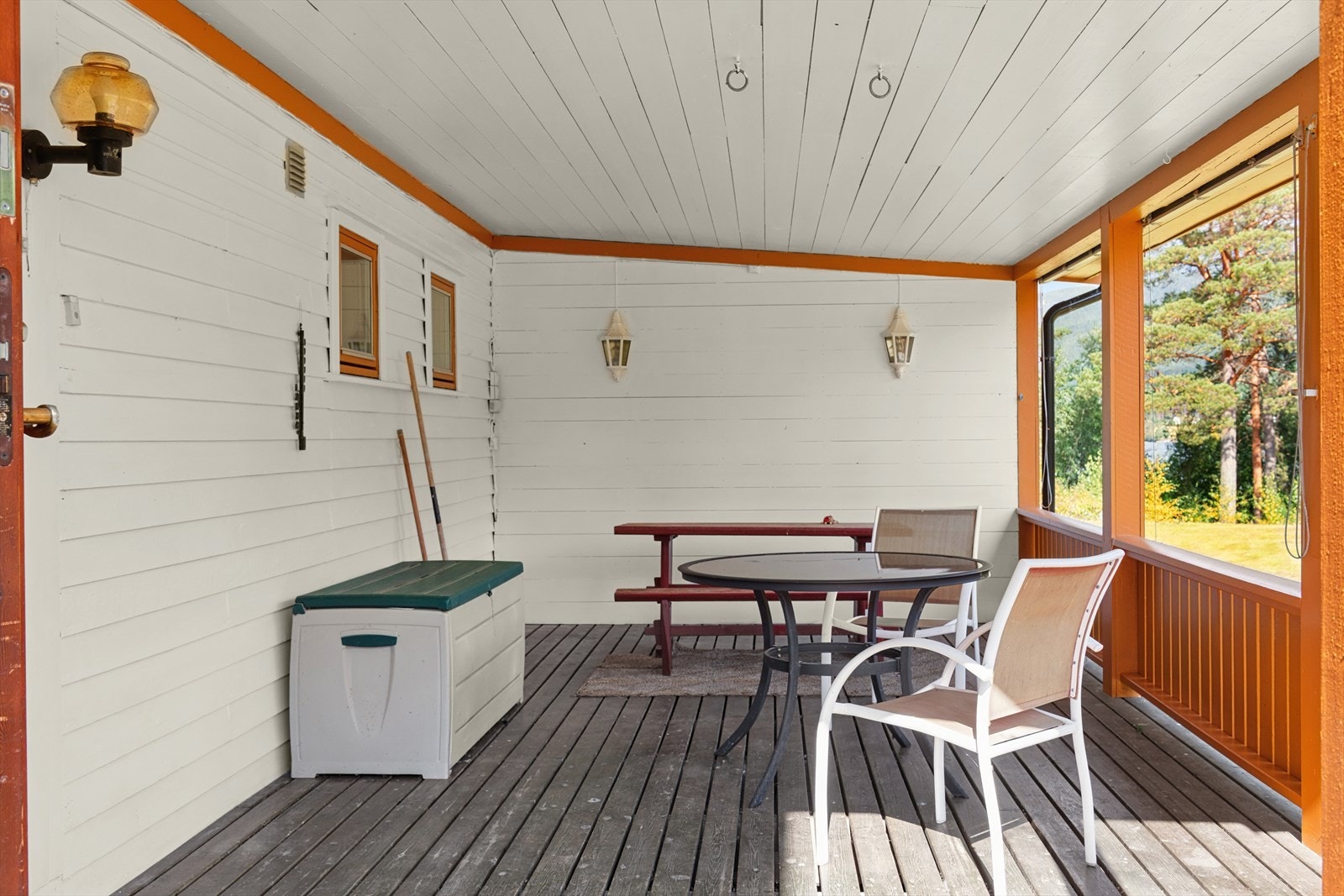 Inngangspartiet er praktisk overbygget Galleribilde