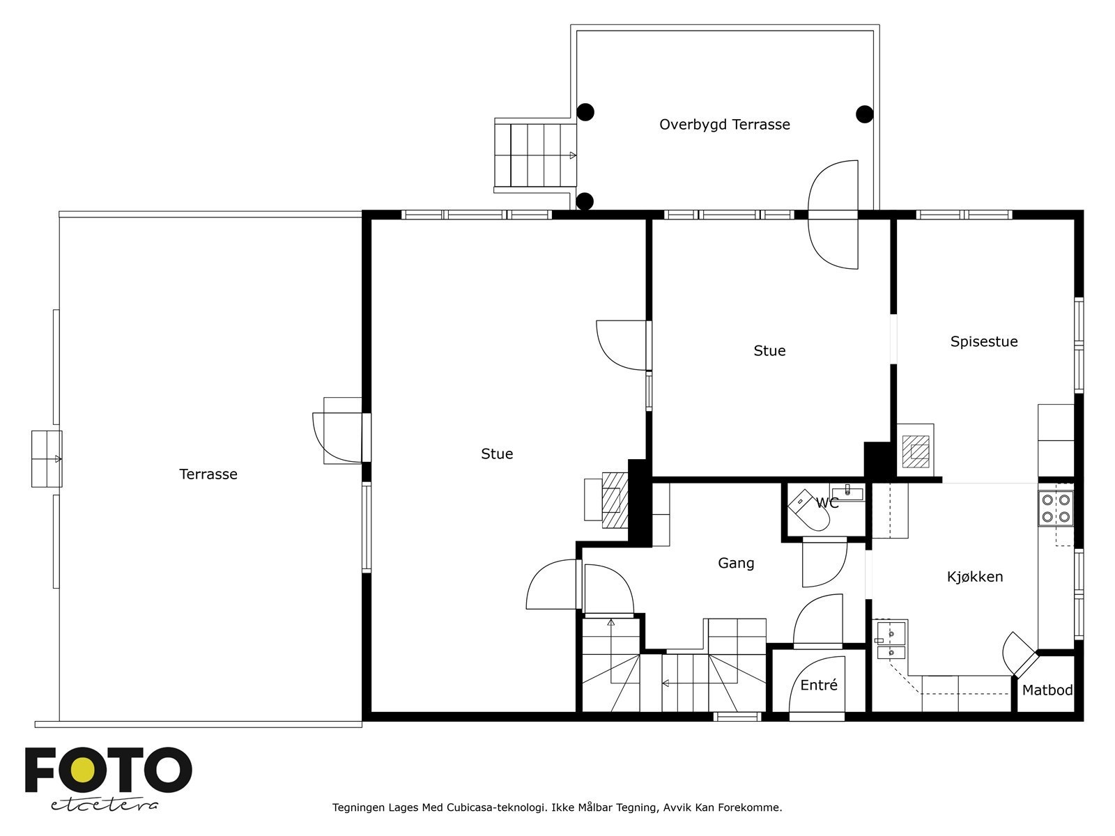 Illustrert planskisse, 1. etasje Galleribilde