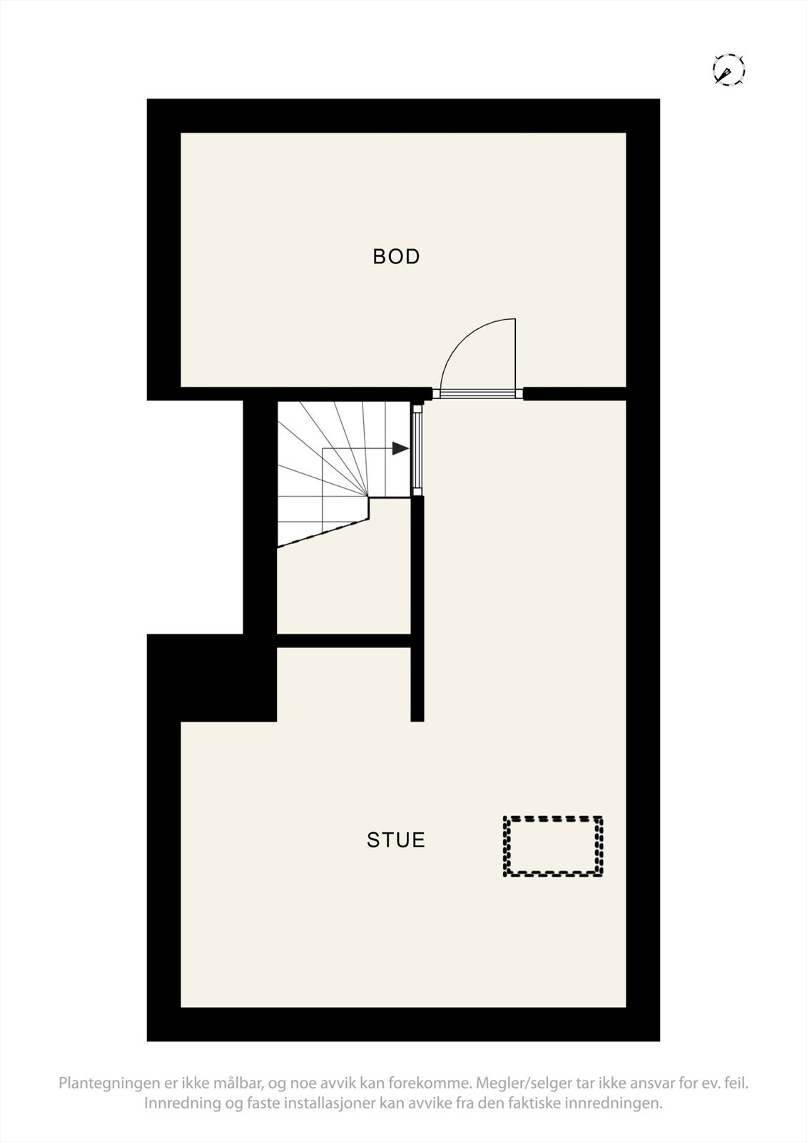 Plantegning loftetasje. Galleribilde
