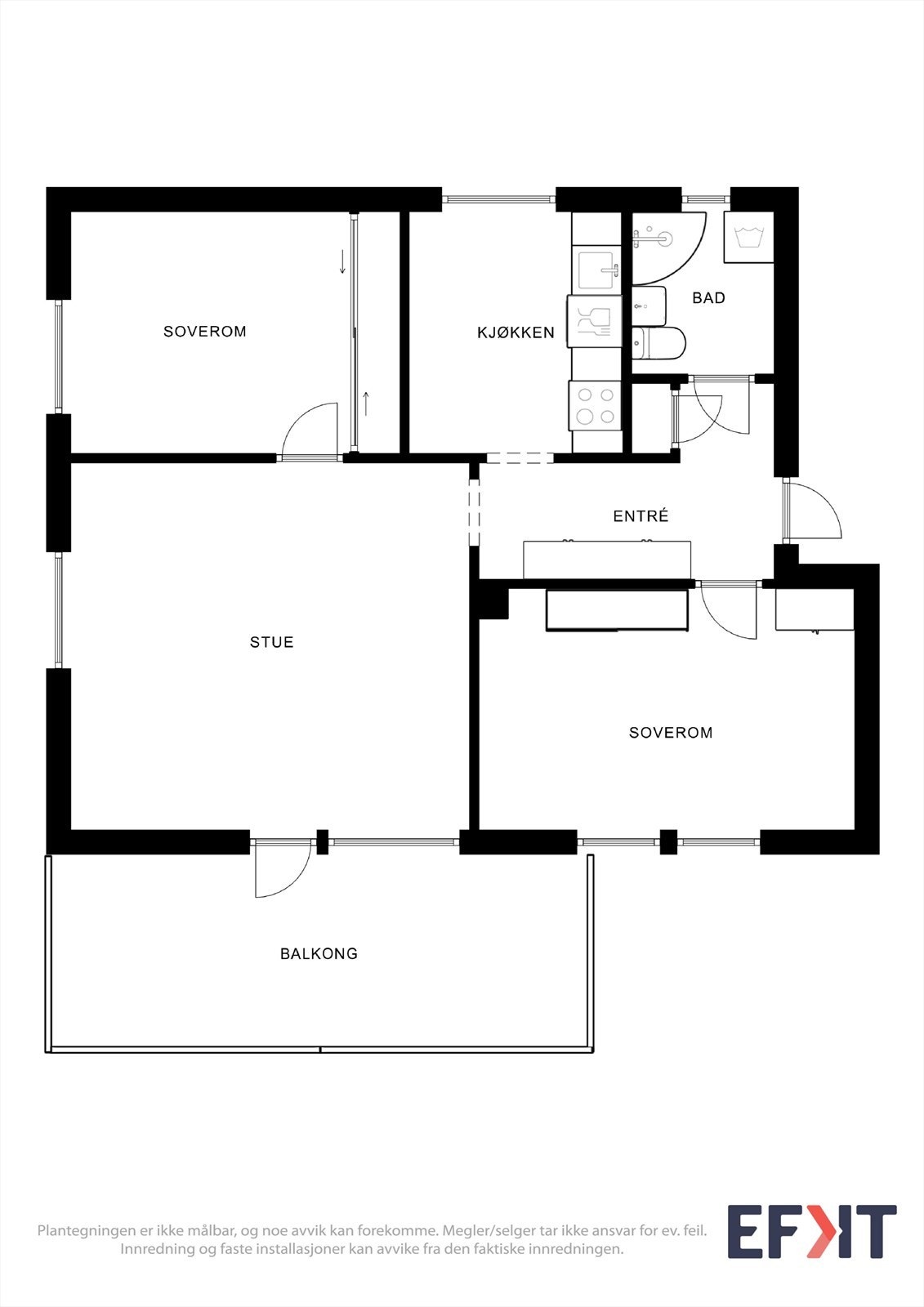Plantegning - 2. etg. Galleribilde