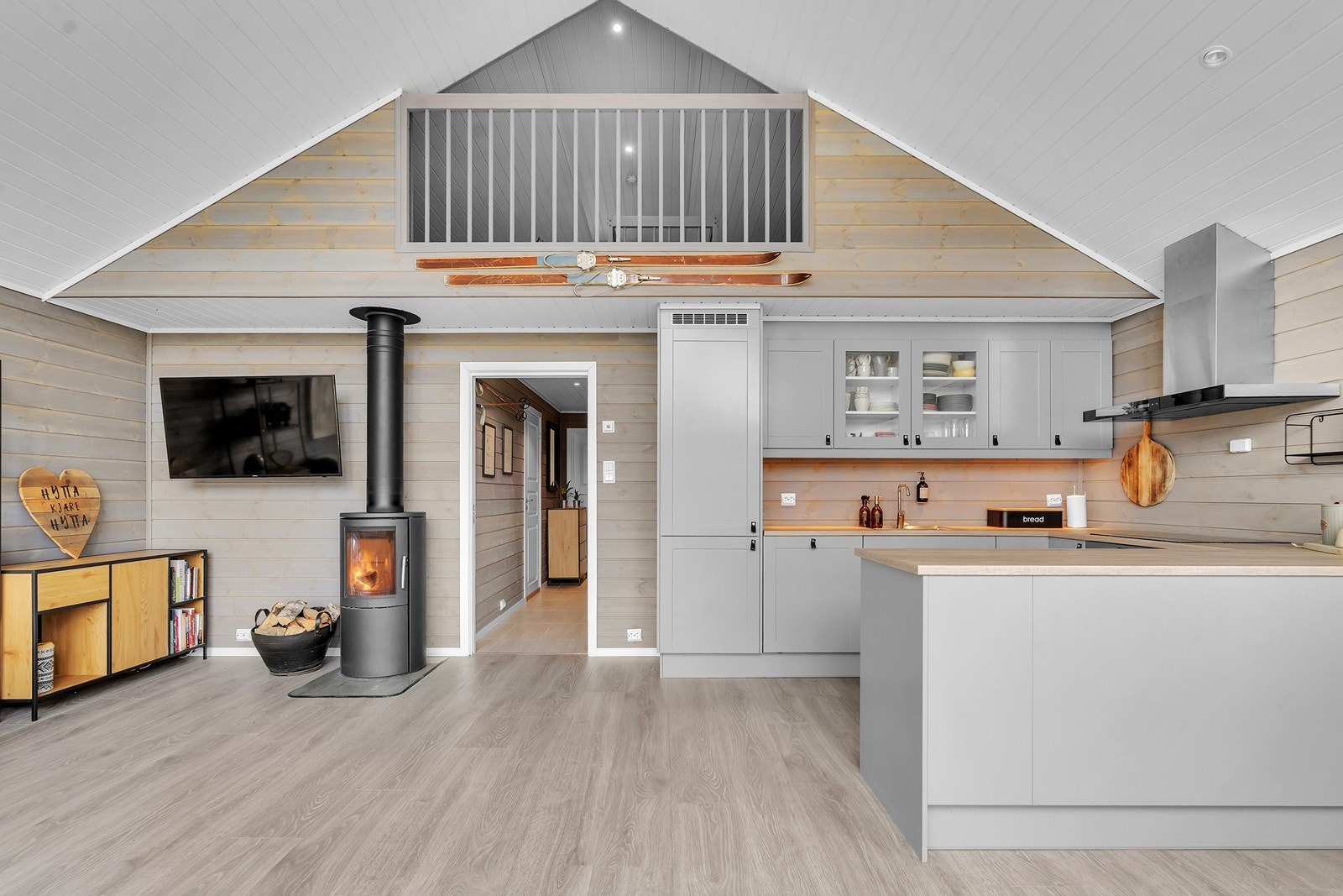 Åpen stue/kjøkken løsning Galleribilde