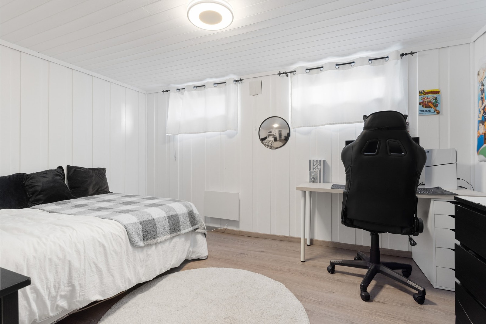 Innredet rom i kjeller. Rommet er ikke omsøkt soverom. Galleribilde