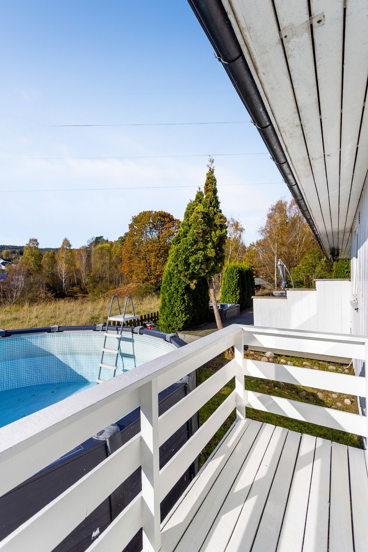 Fra soverommet er det egen veranda. Galleribilde