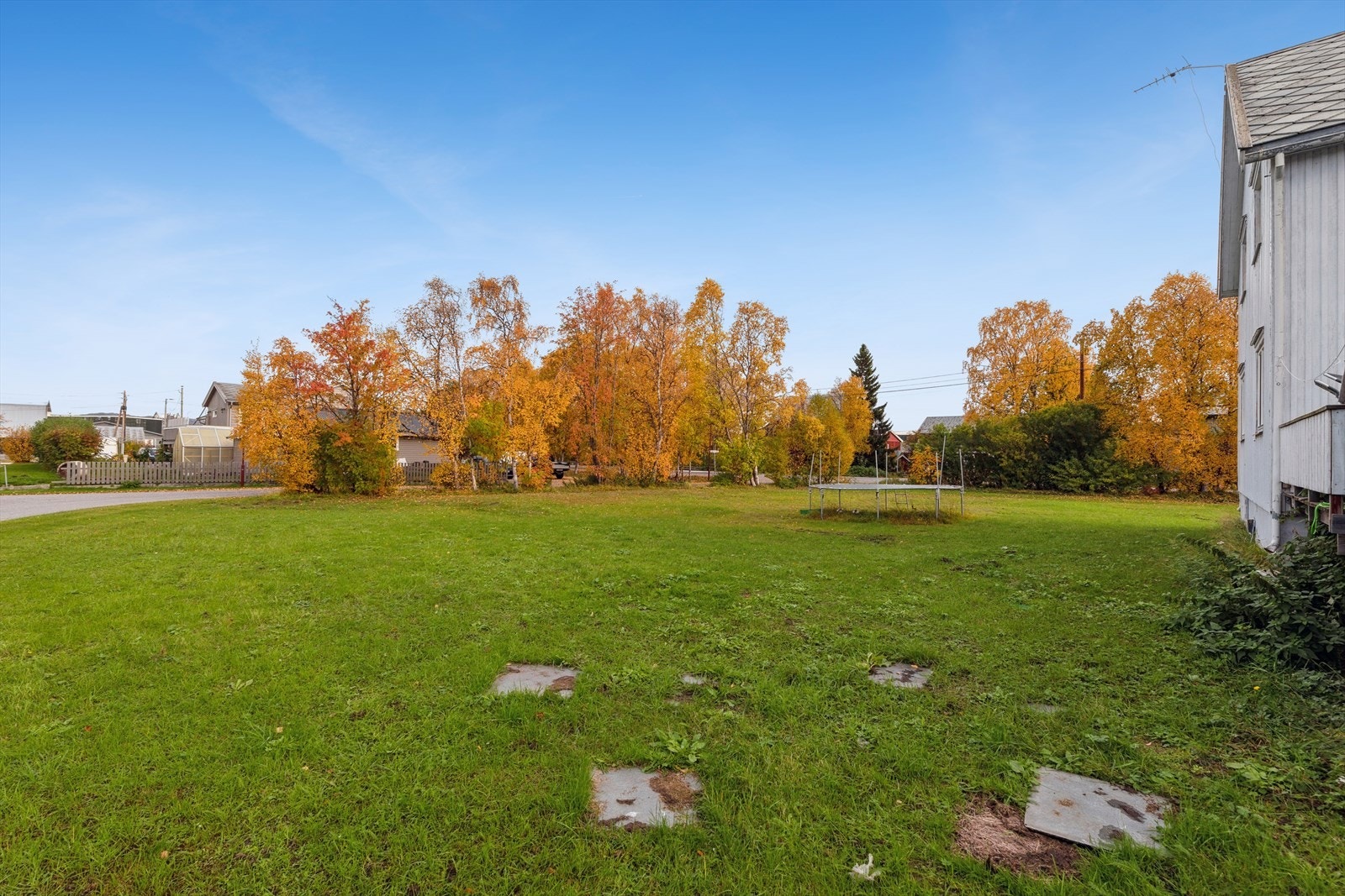 Her er det nok av boltreplass for både store, små og firbeinte. Galleribilde