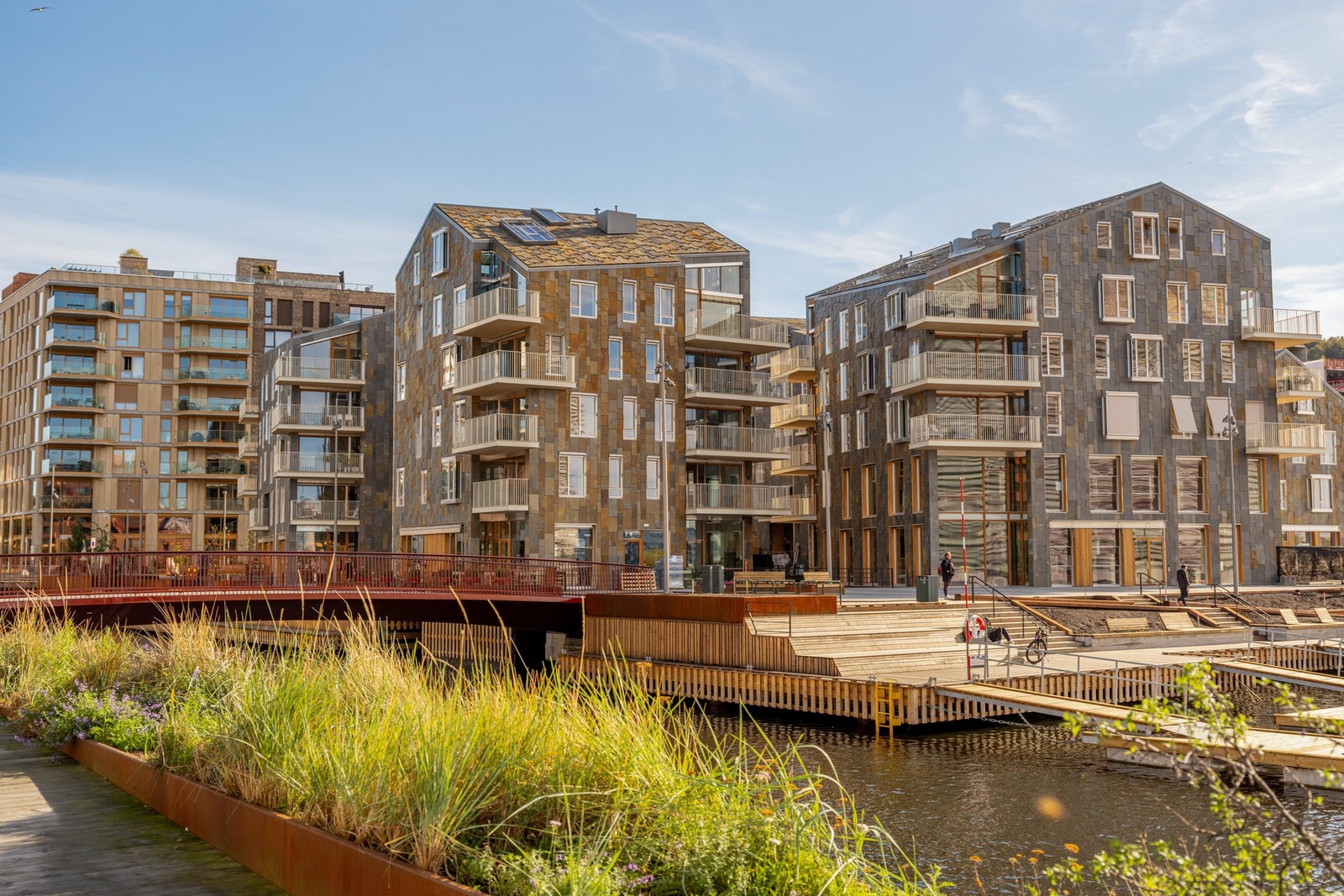 Bygget er del av prisbelønte Vannkunsten - et av Bjørvikas signaturprosjekter Galleribilde