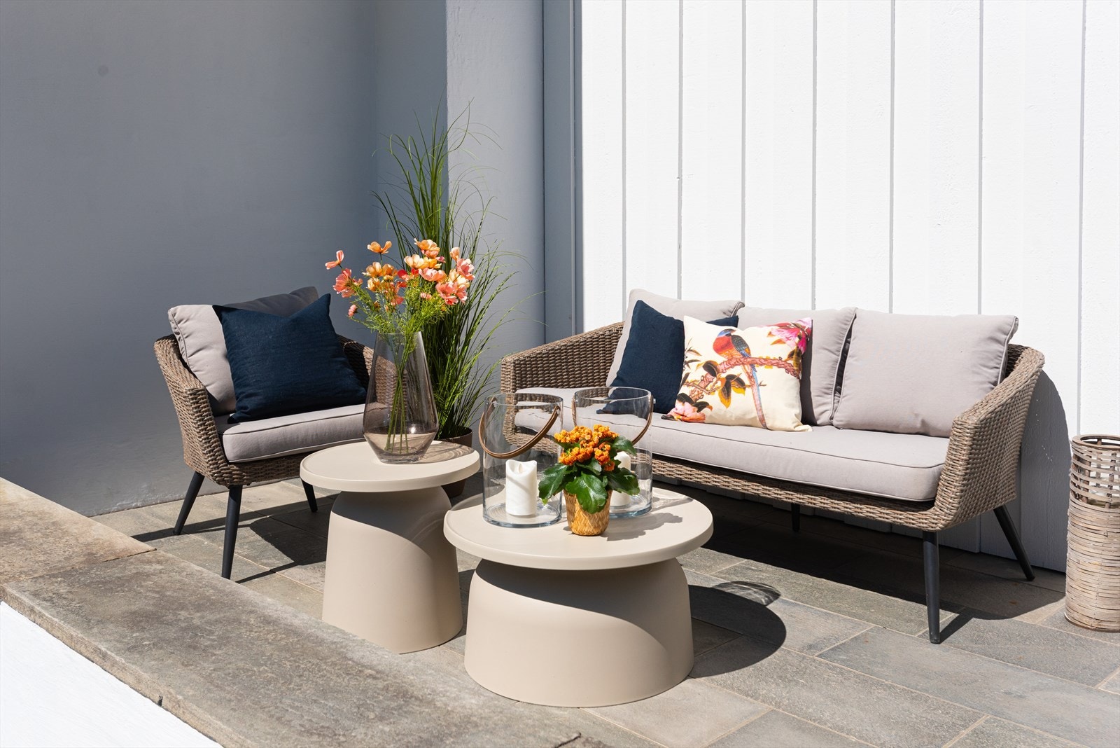 Terrassen har god plass til utemøbler og hyggelige sammenkomster. Galleribilde