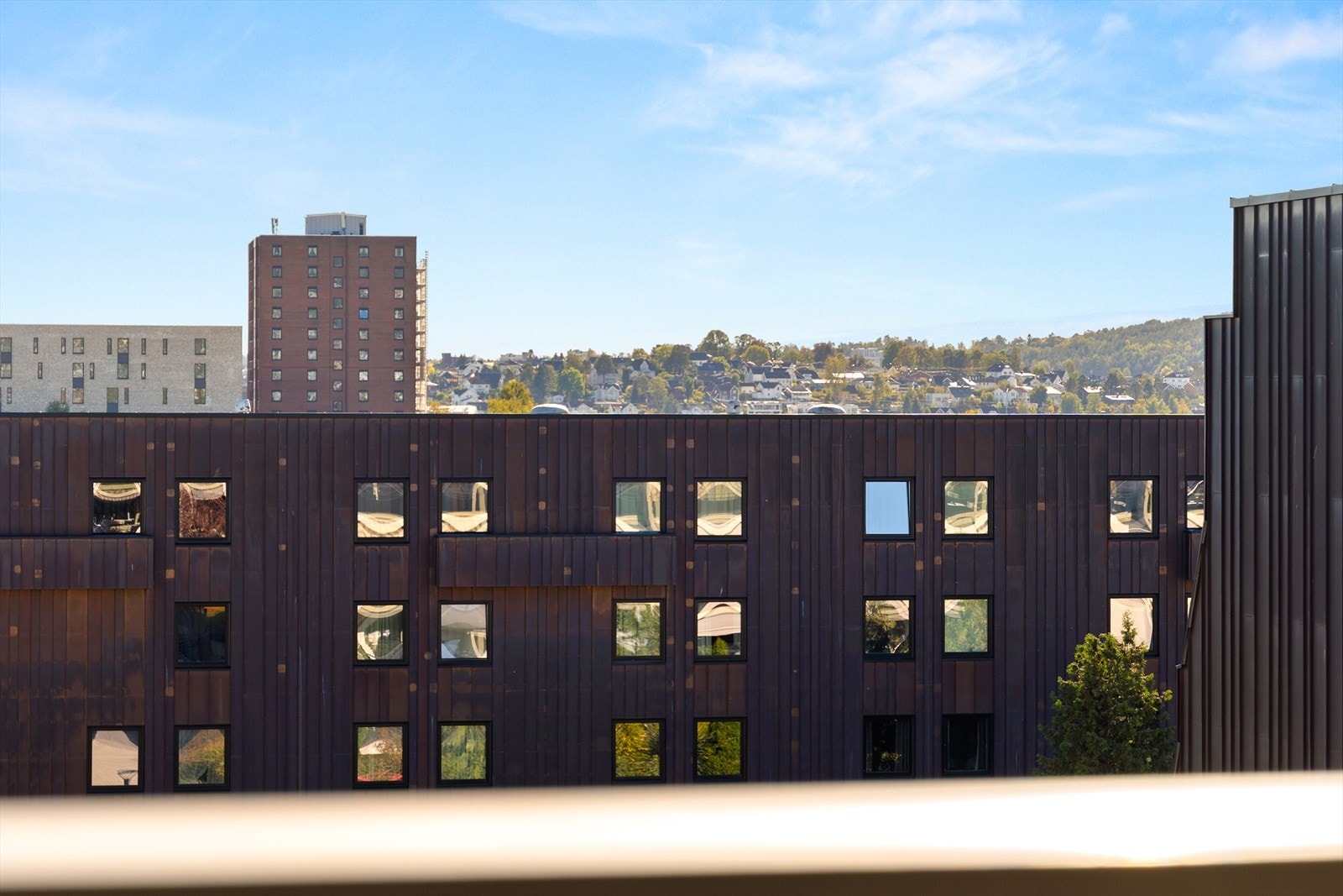 Utsikt fra balkongen. Galleribilde