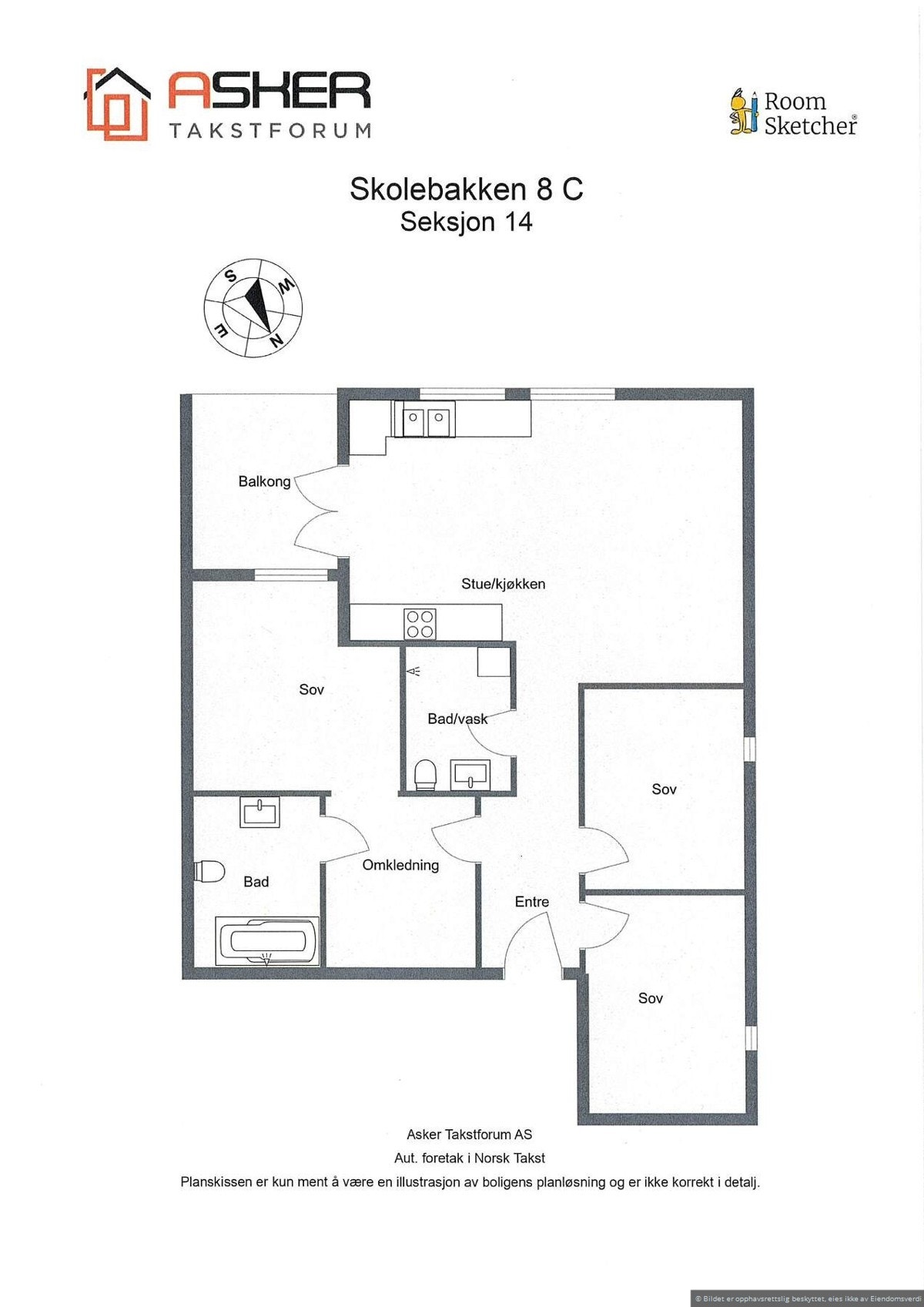 Plantegning Galleribilde