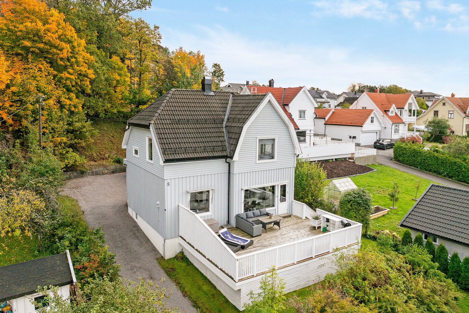 Fasade fra vest Galleribilde