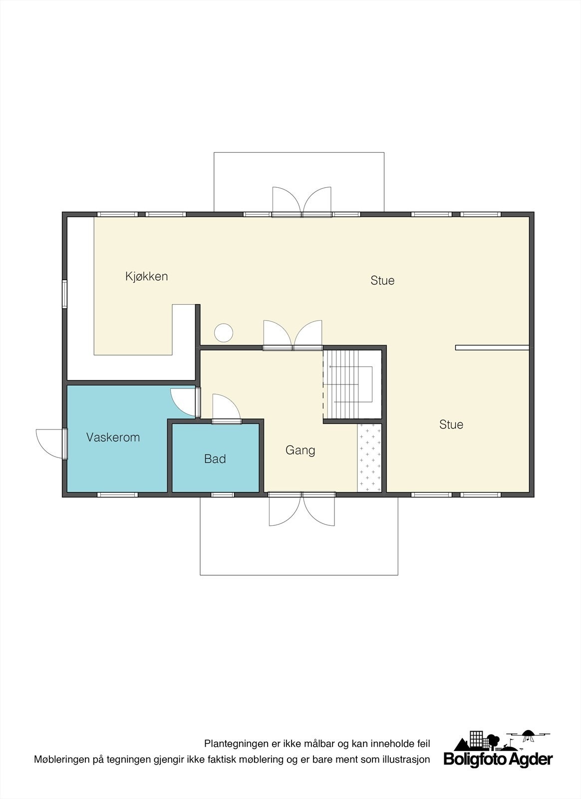 Planskisse - 1. etasje Galleribilde