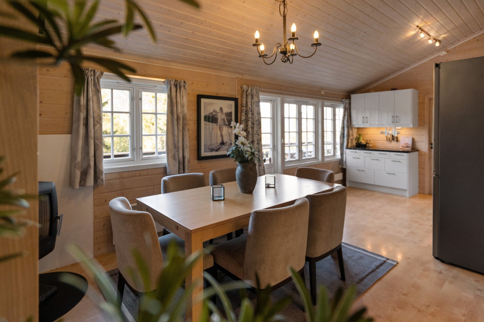 Hyggelig spiseplass. Galleribilde