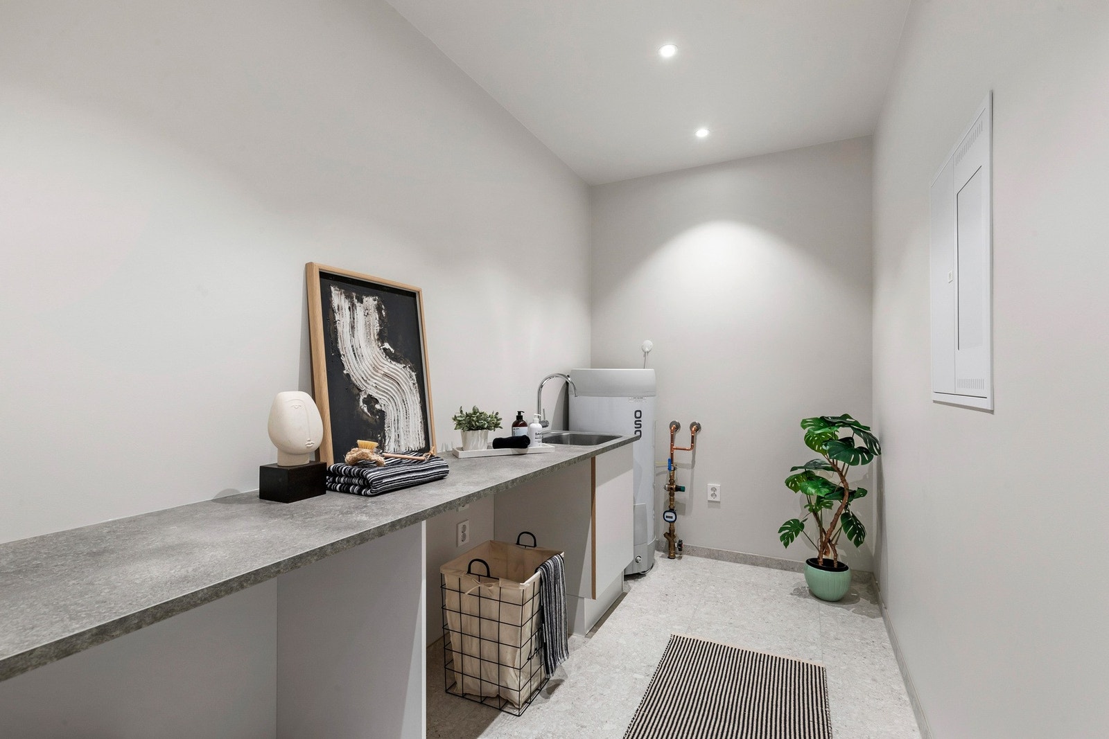 Praktisk vaskerom av god størrelse er en etterspurt kvalitet. Galleribilde