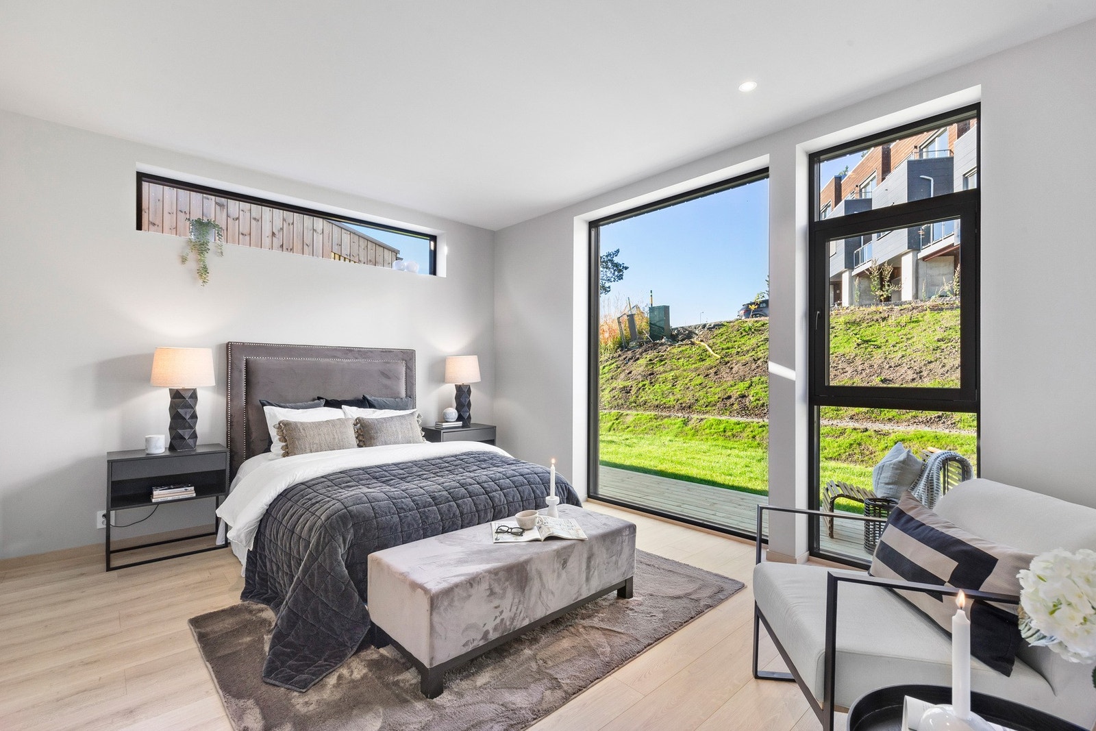 Boligen inneholder 4 soverom i hoveddel. Alle av god størrelse. Galleribilde