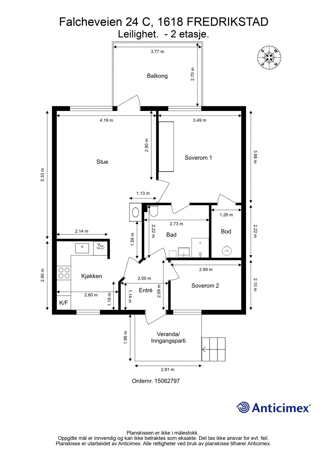 Plantegning Galleribilde