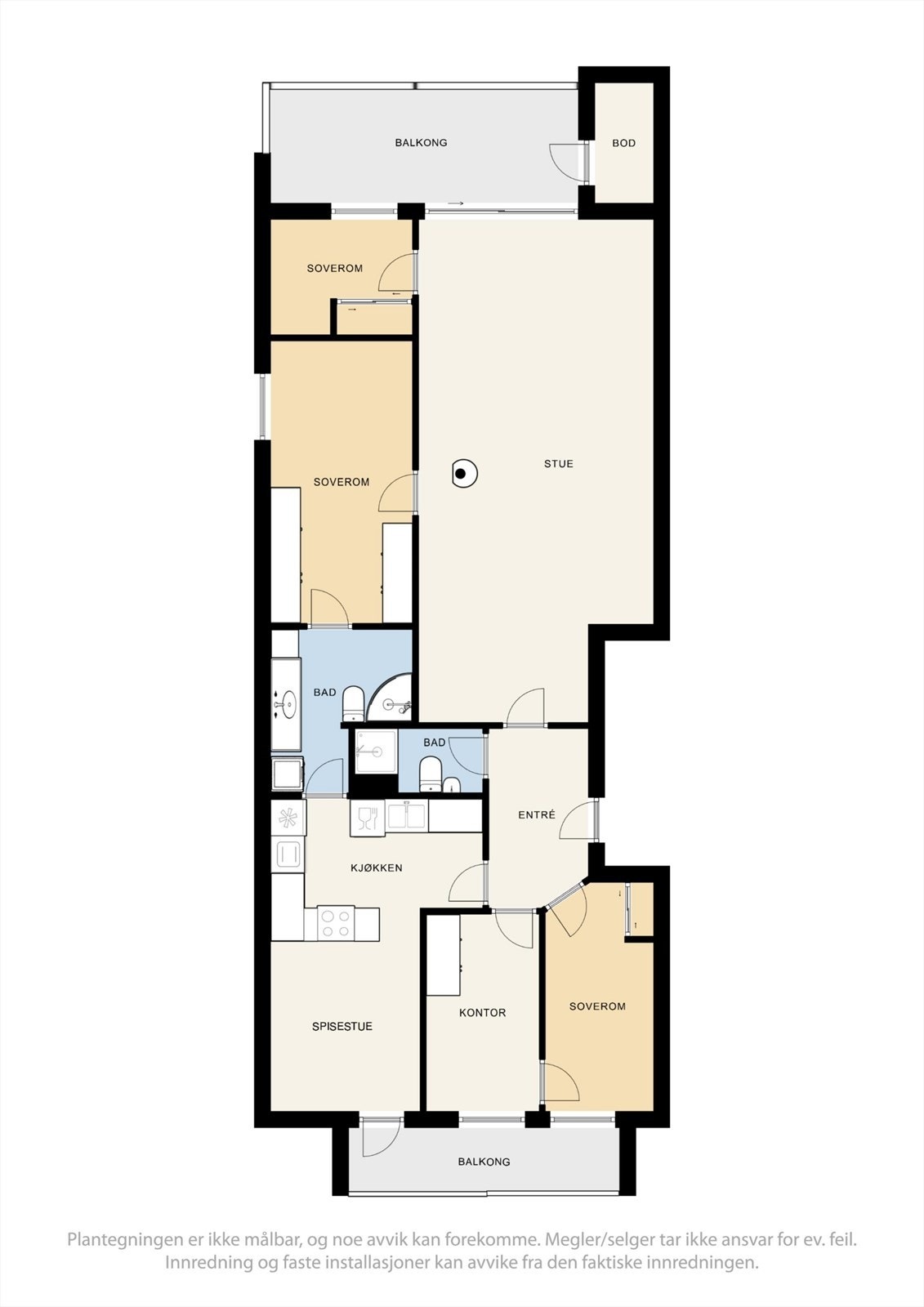 Plantegning Galleribilde