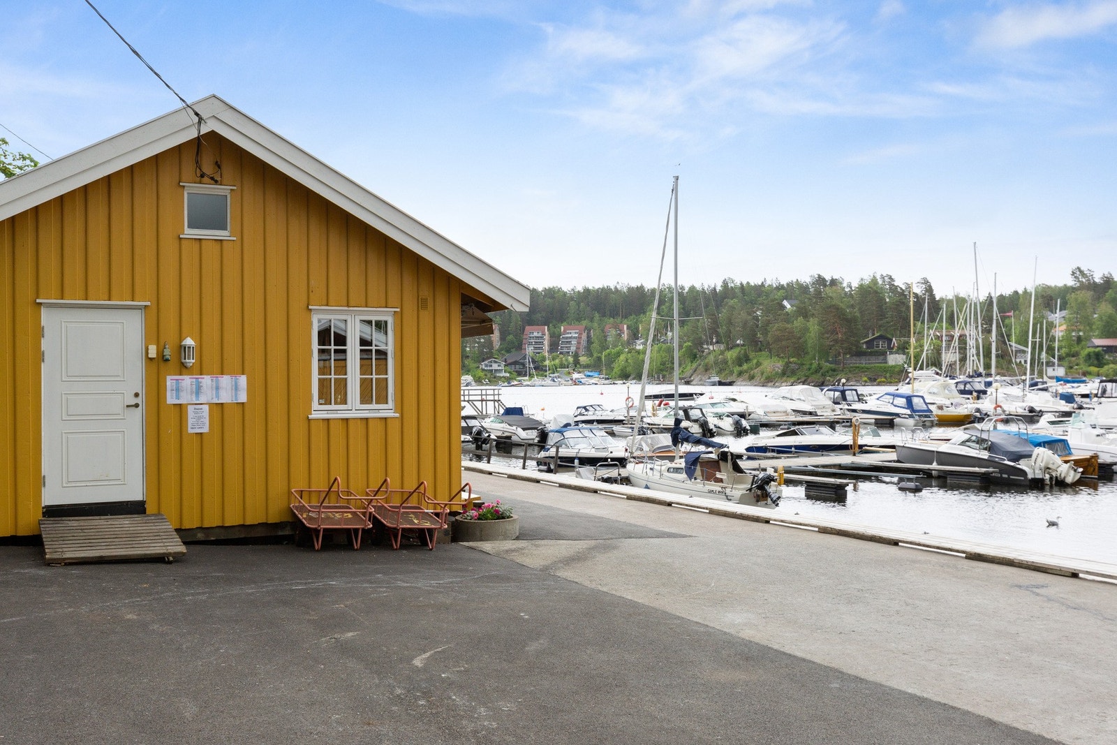 Medlemsskap i Øvre Nes vel gir rett til leie av båtplass Galleribilde