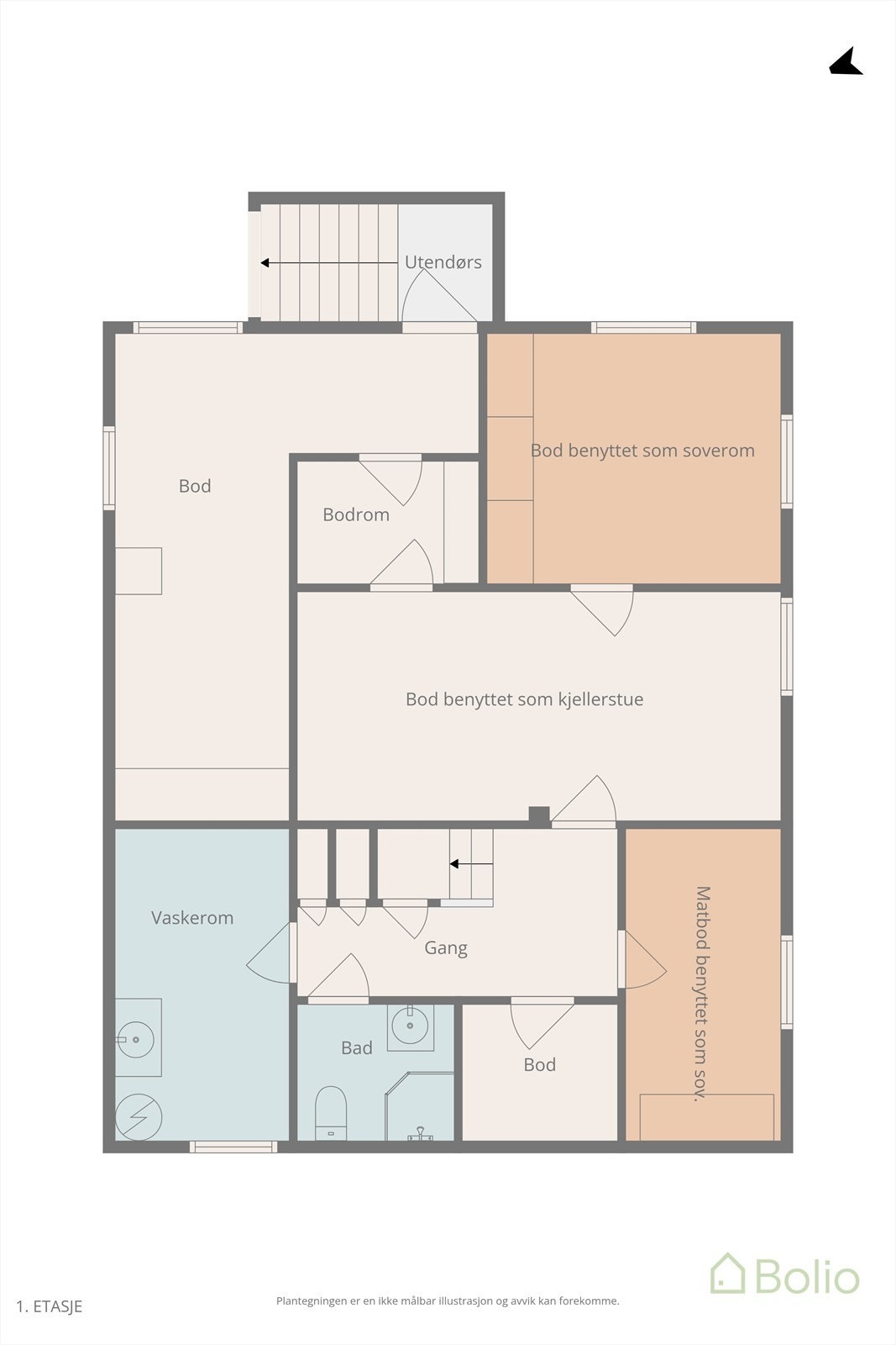 Plantegning Galleribilde