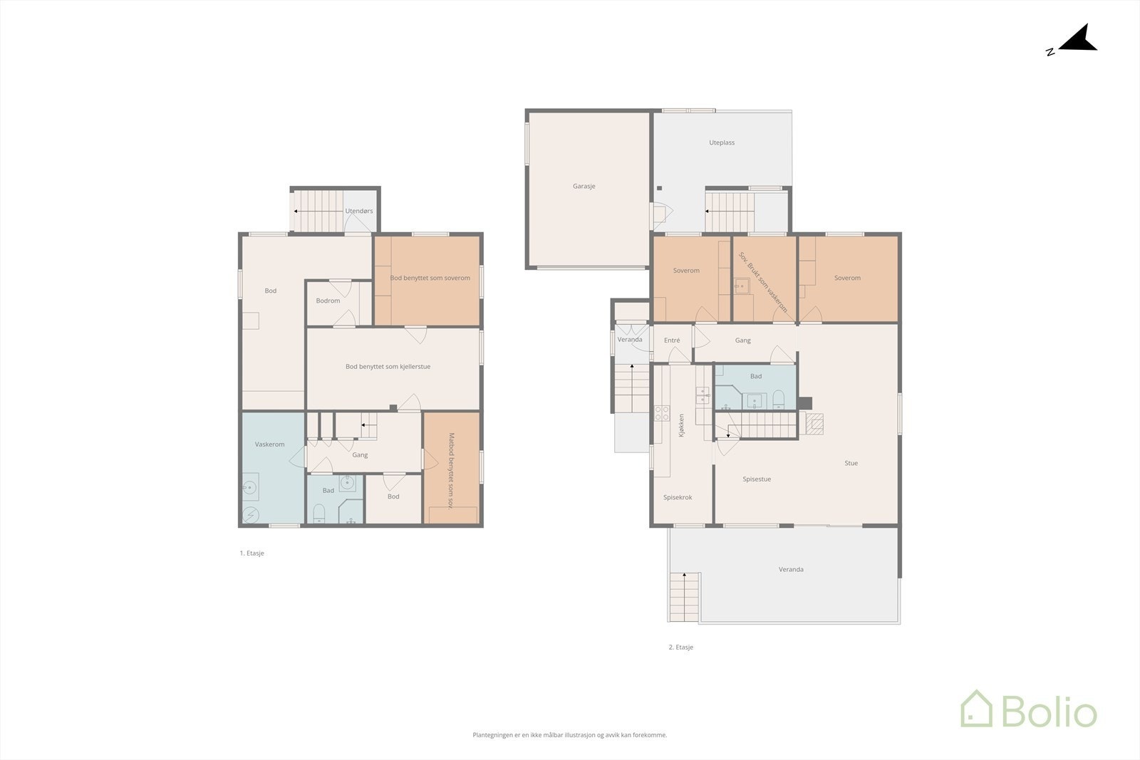 Plantegning Galleribilde