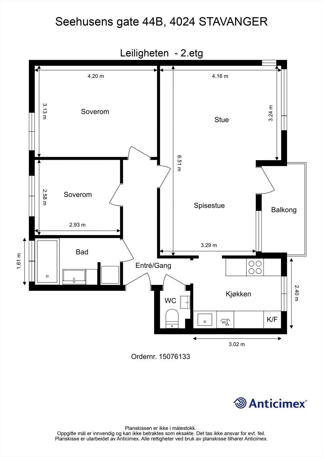 Plantegning- 2.etg. Galleribilde
