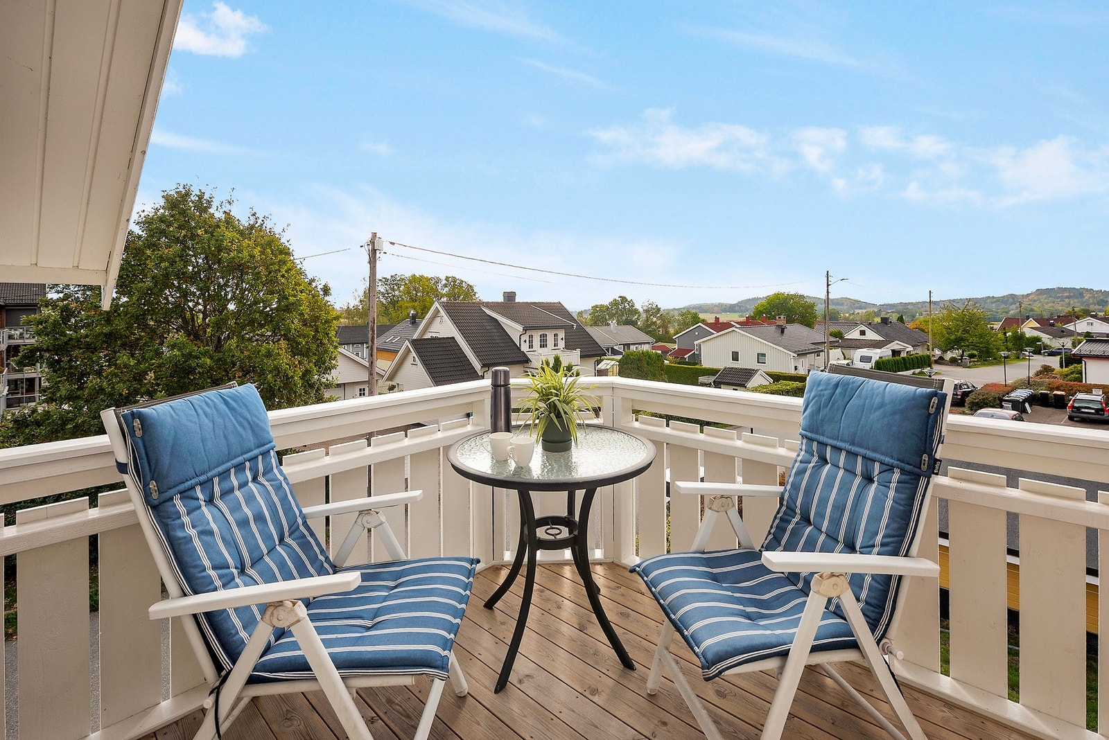 Herfra har du et høyt og fritt utsyn over nabolaget Galleribilde