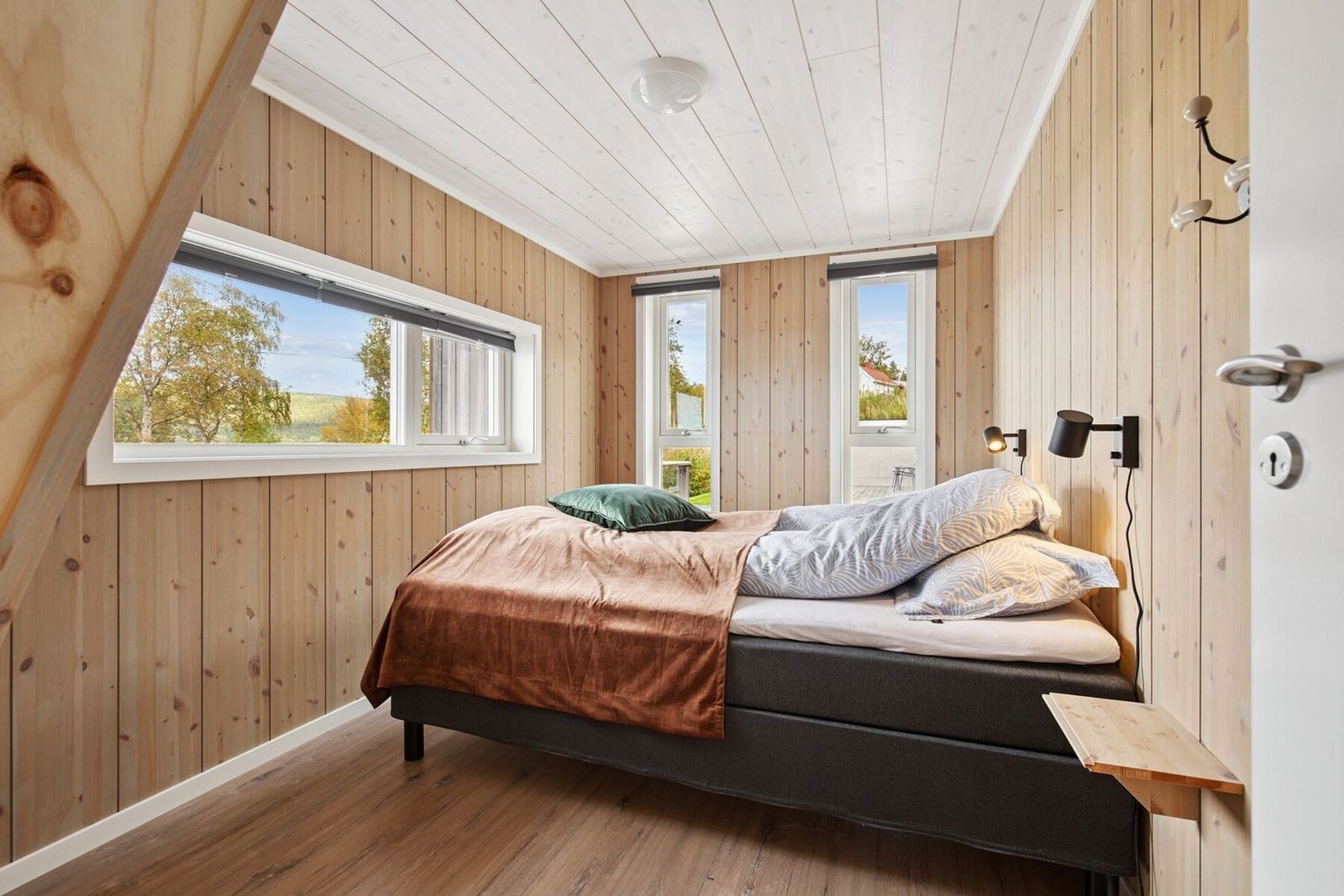 Dette soverommet måler 9 kvadratmeter. Galleribilde