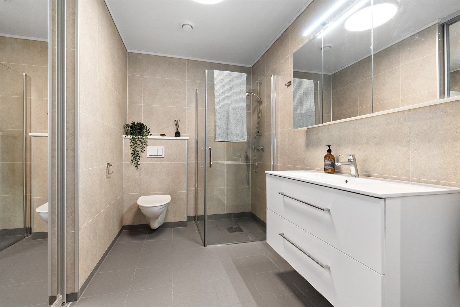 Pent bad/vaskerom Galleribilde