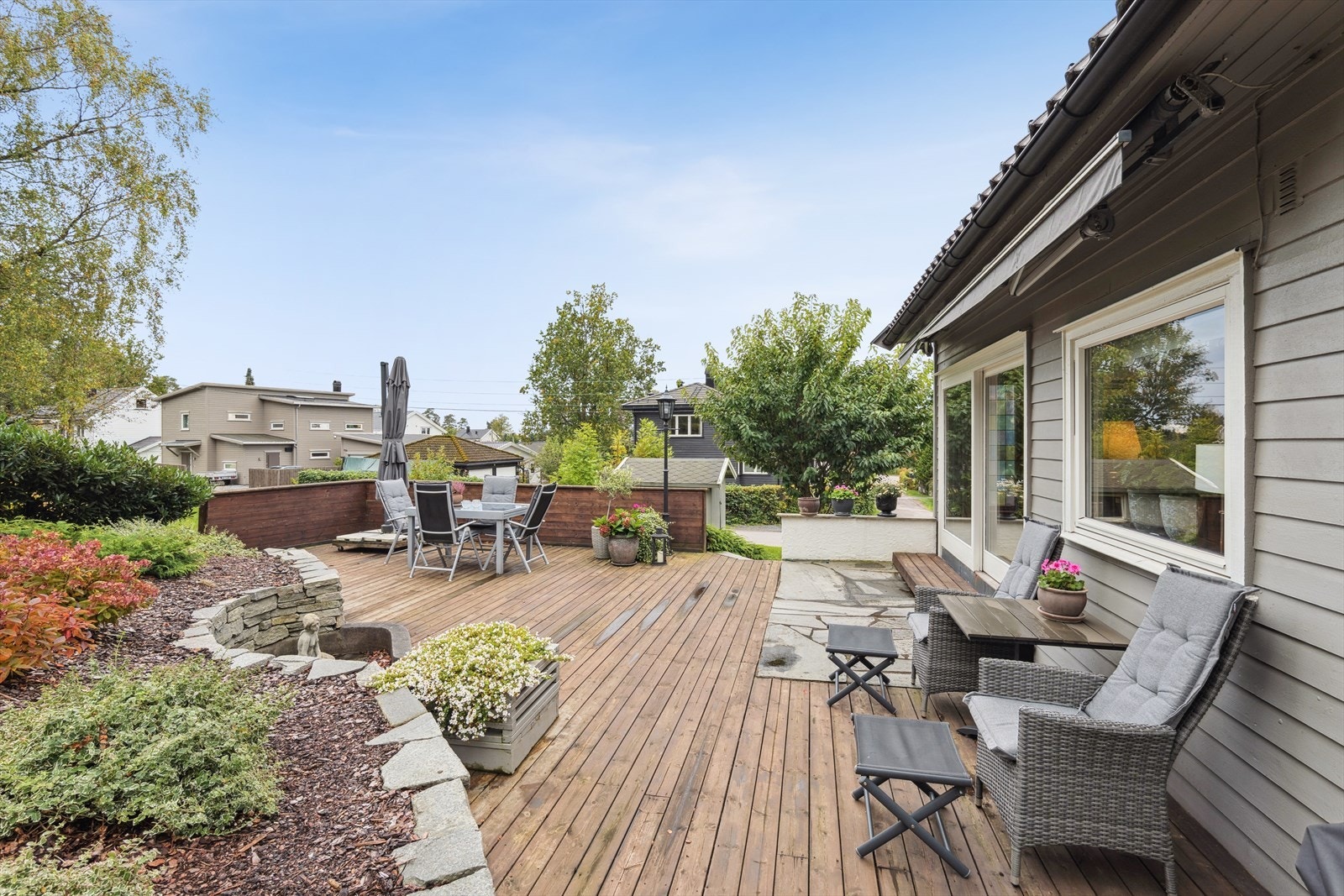 Terrasse på hele 55 kvm. Galleribilde