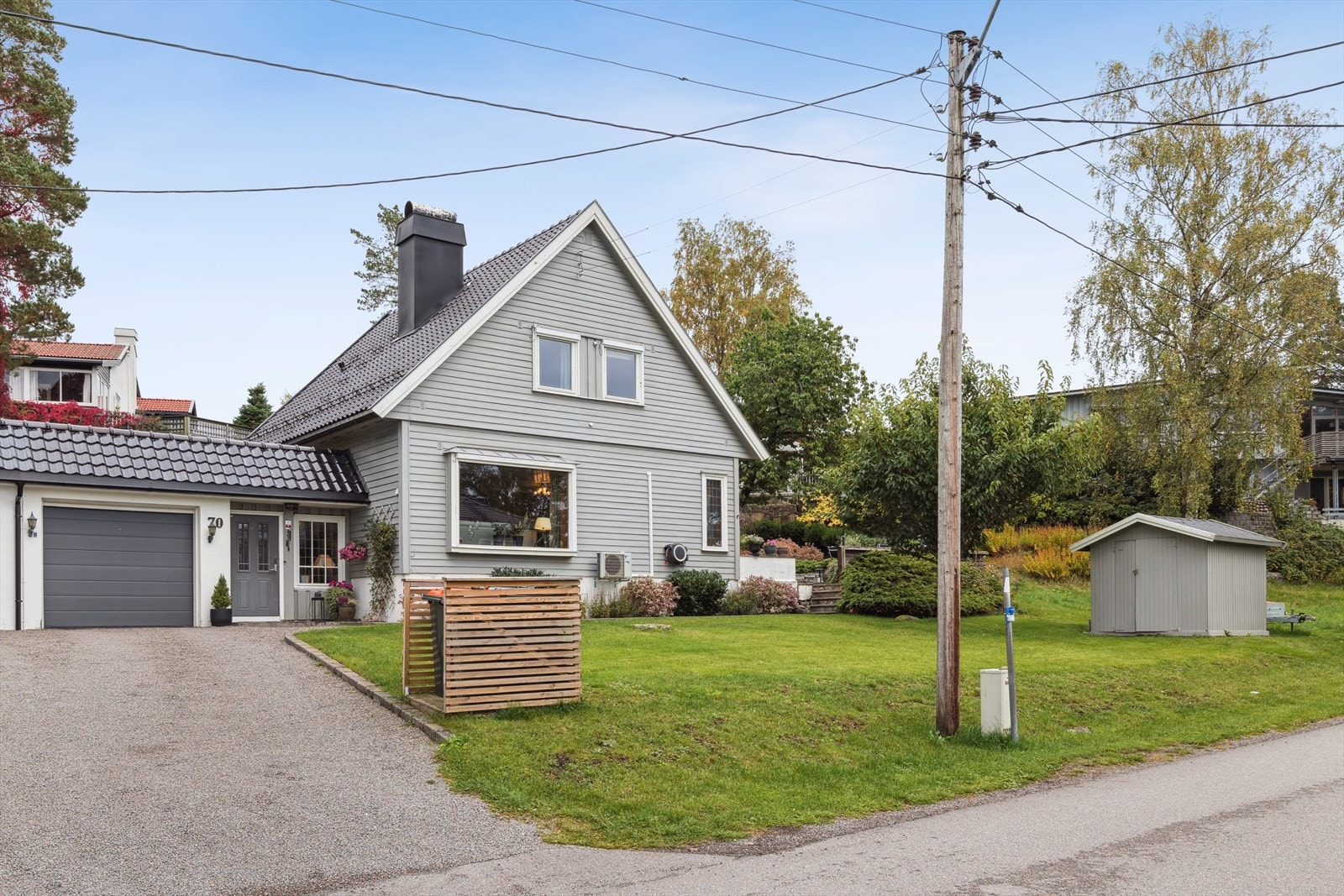 Eiendommen gir et godt førsteinntrykk. Galleribilde