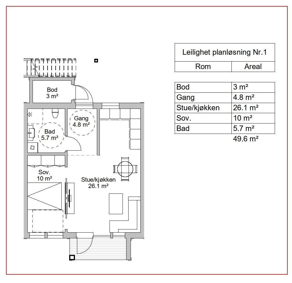 Plantegning Galleribilde