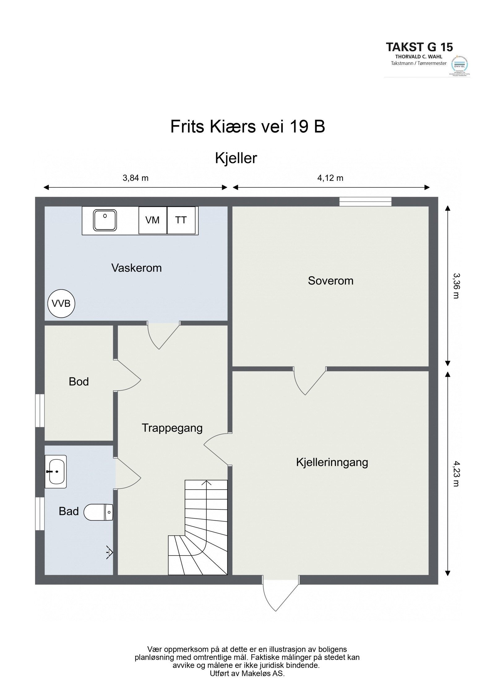 Planløsning kjeller Galleribilde