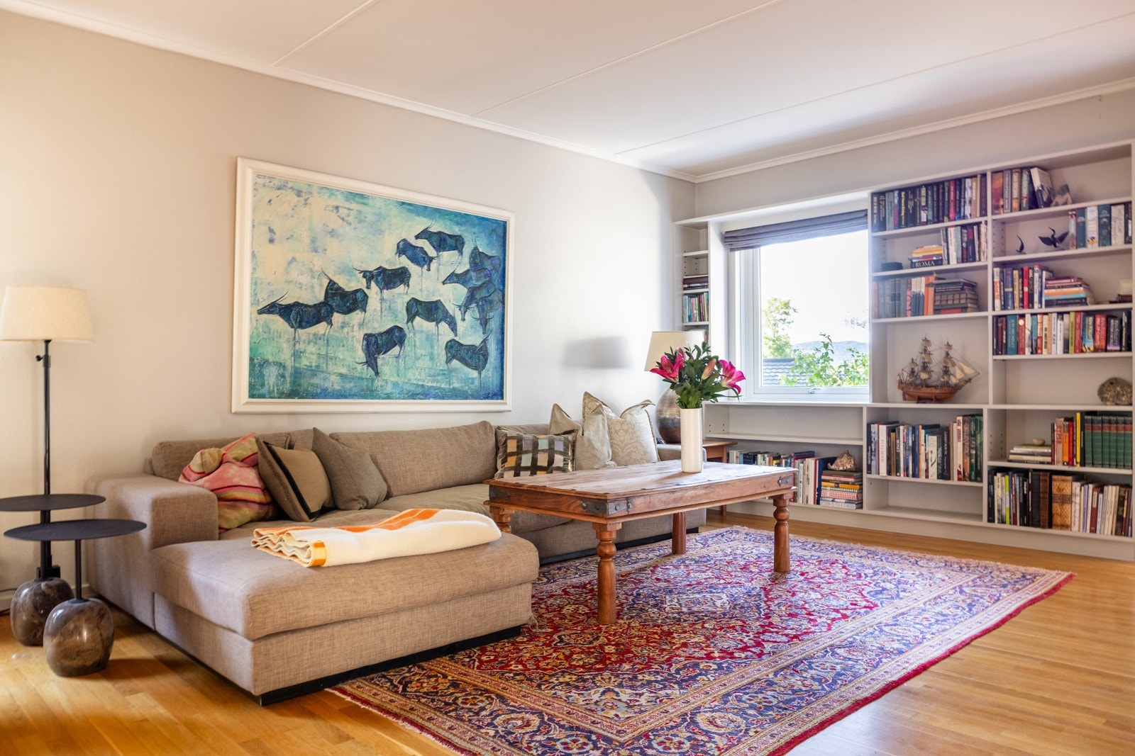 Stuen gir god plass til flere soner Galleribilde