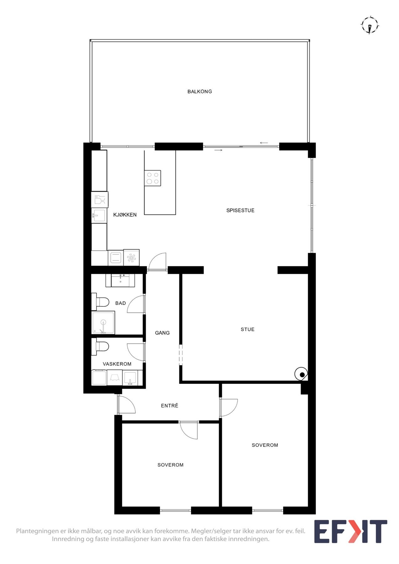2D Plantegning. Galleribilde