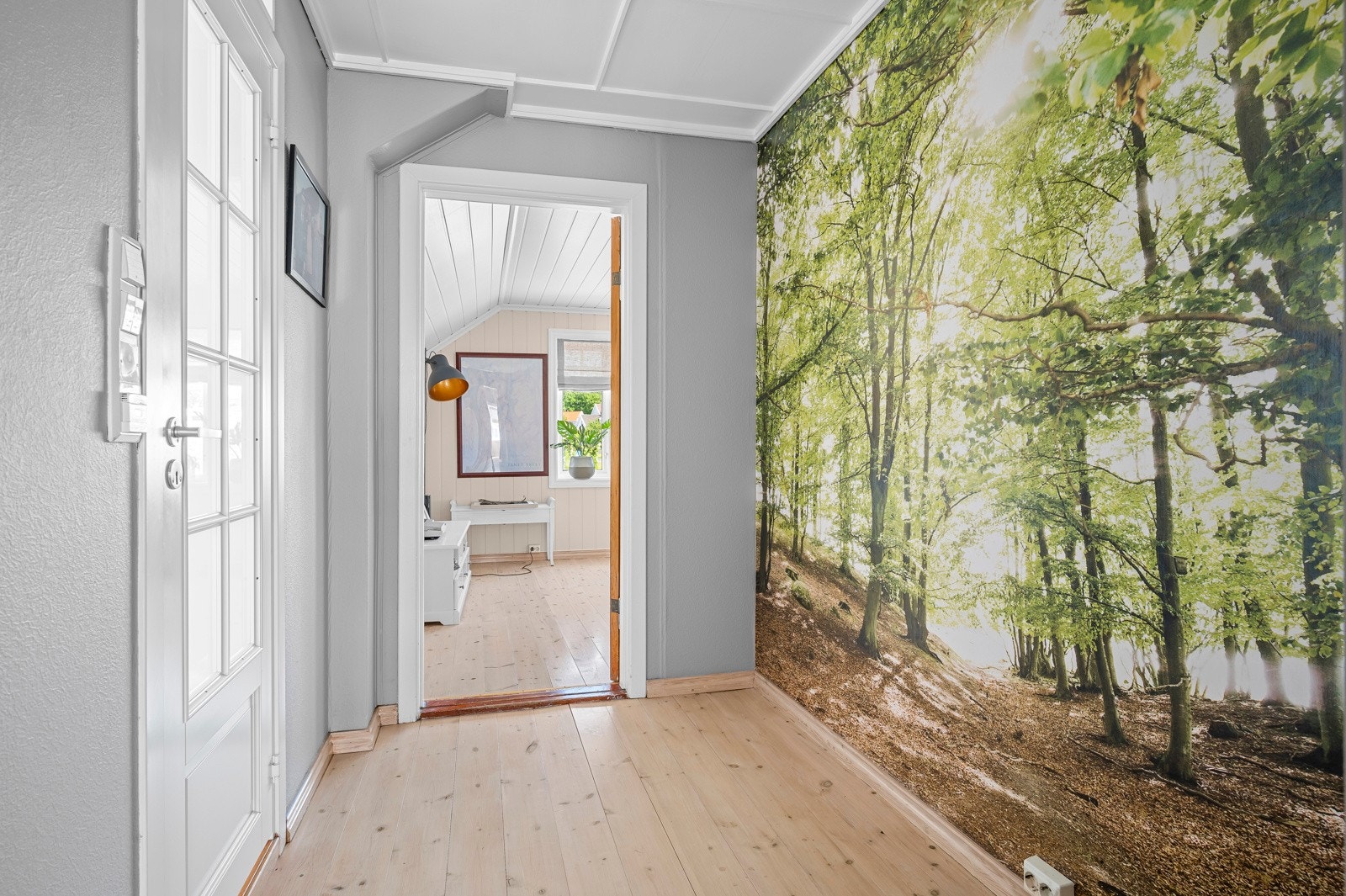 Gangen i 2. etasje skaper en naturlig flyt mellom rommene Galleribilde