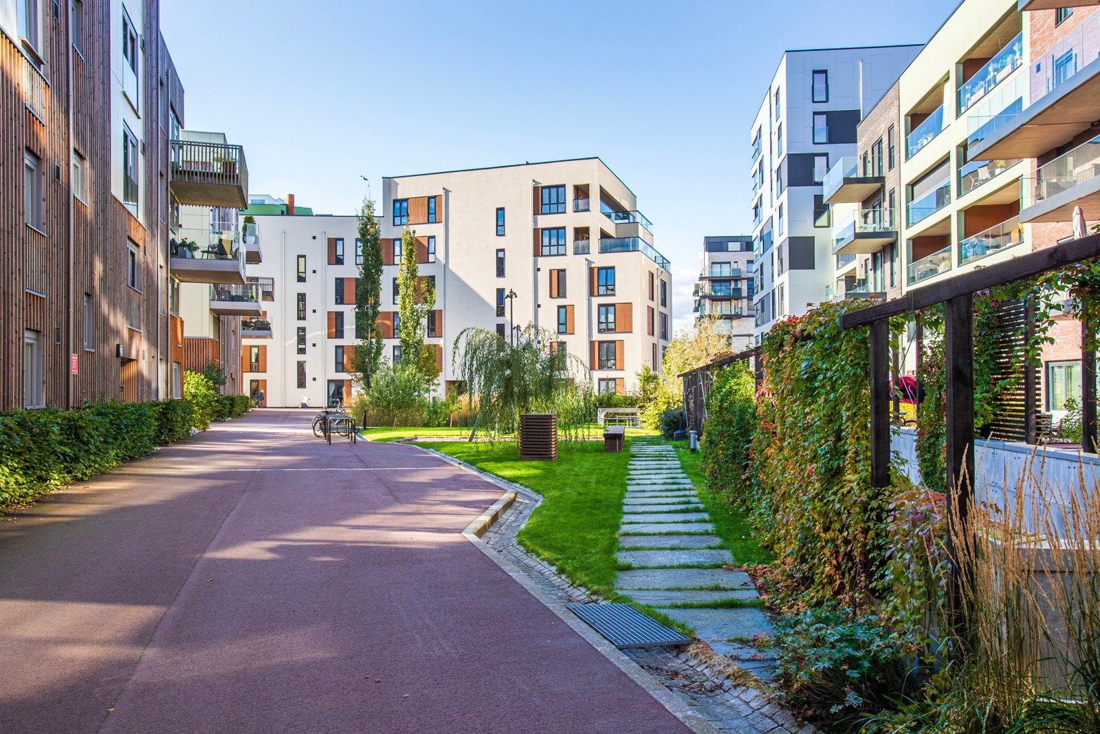 Leiligheten ligger sentralt og fint til på Verket Galleribilde