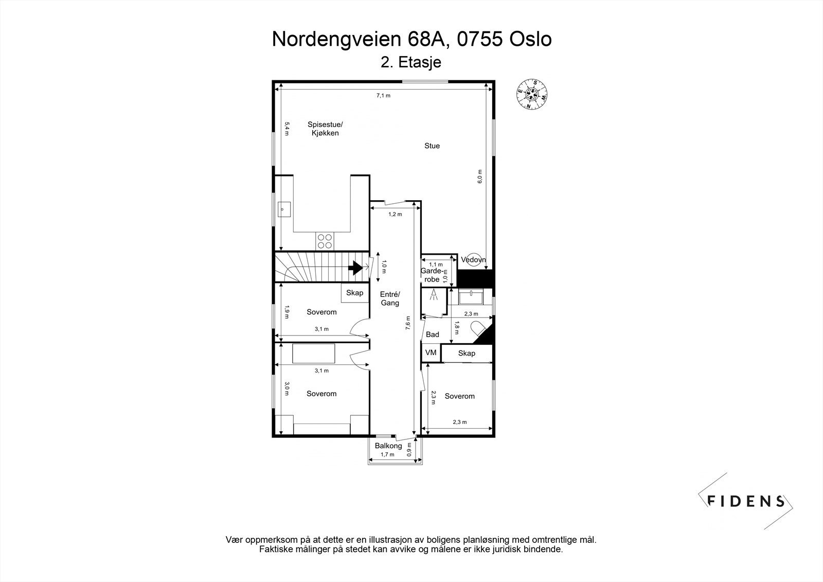 Plantegning Galleribilde