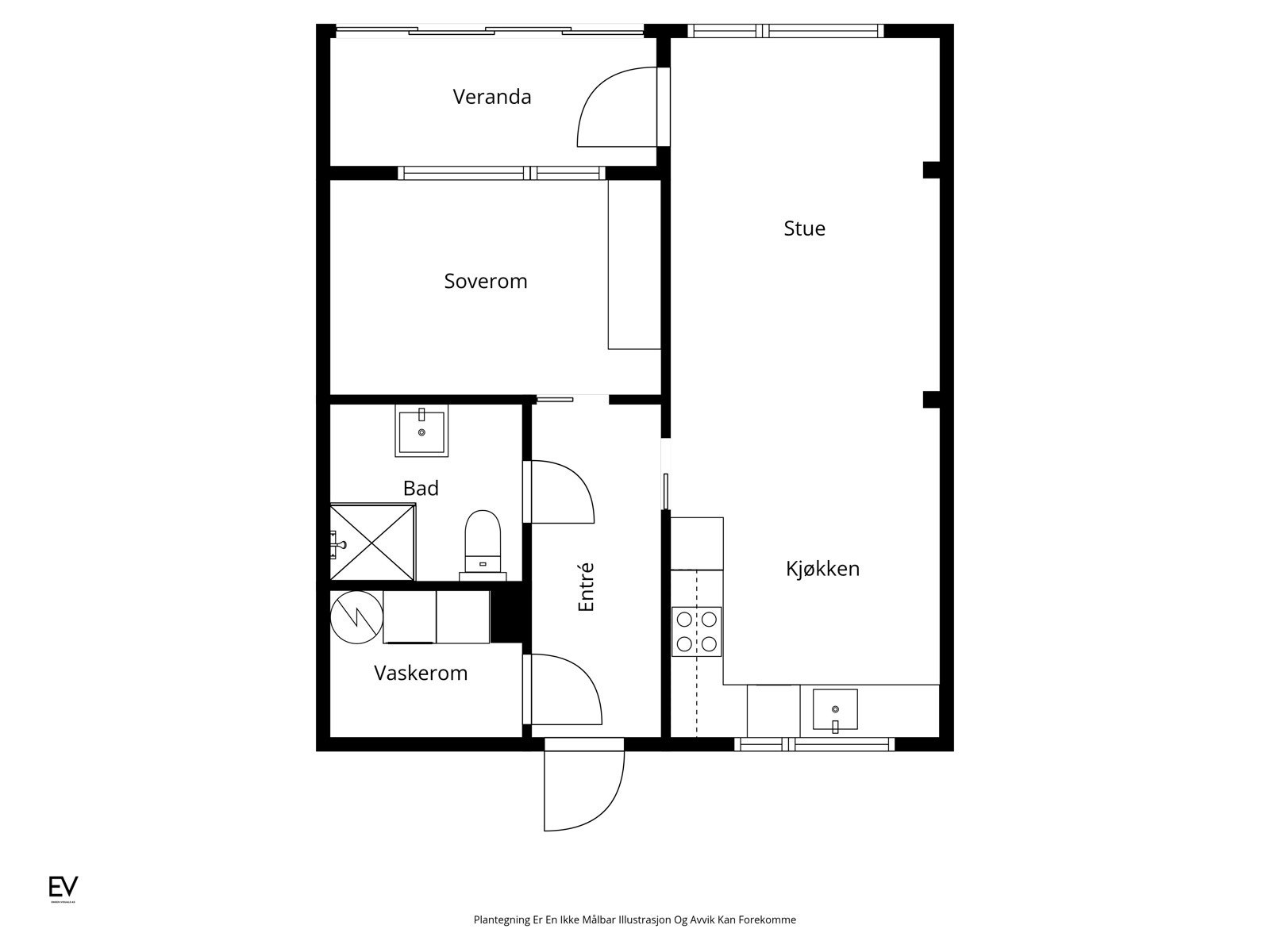 Plantegning Galleribilde