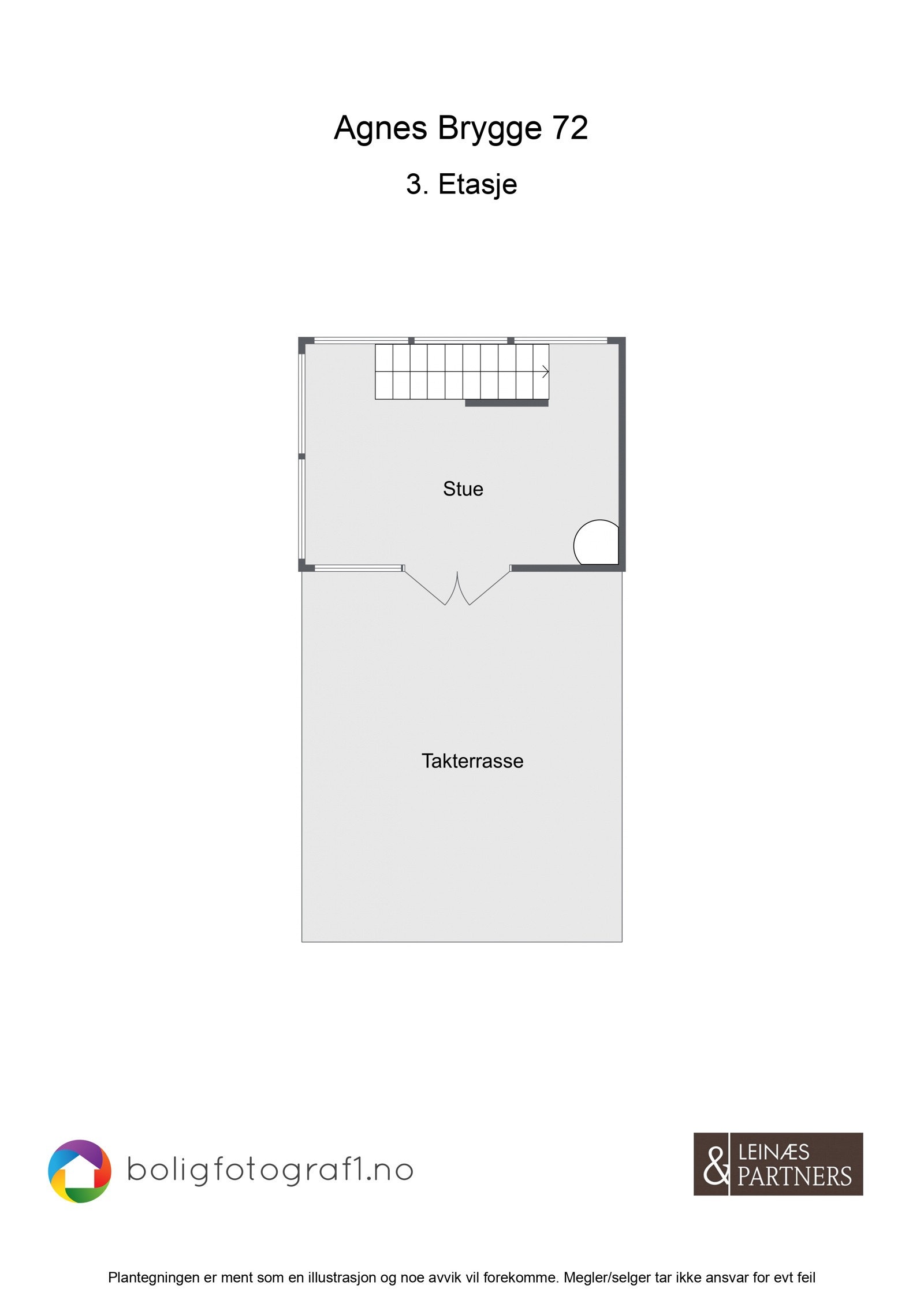 Plantegning 3.etg Galleribilde
