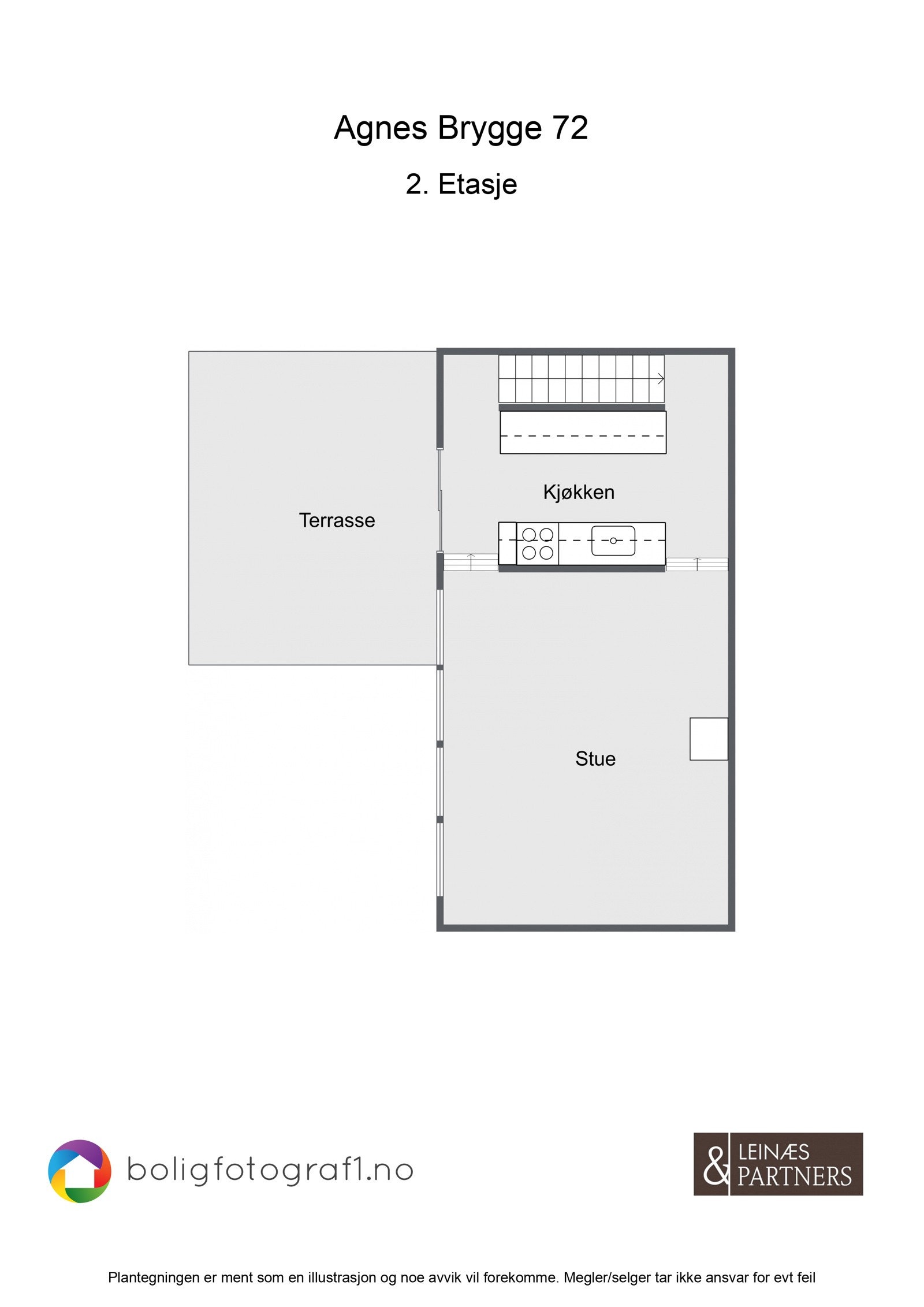 Plantegning 2.etg Galleribilde