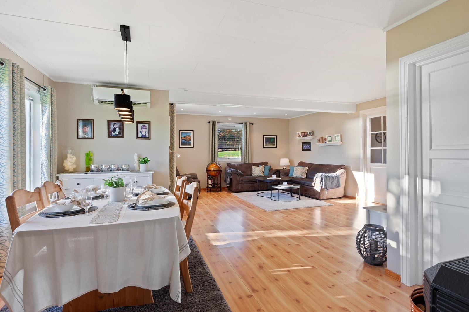 Her har man plass til ulike møbleringsmuligheter Galleribilde