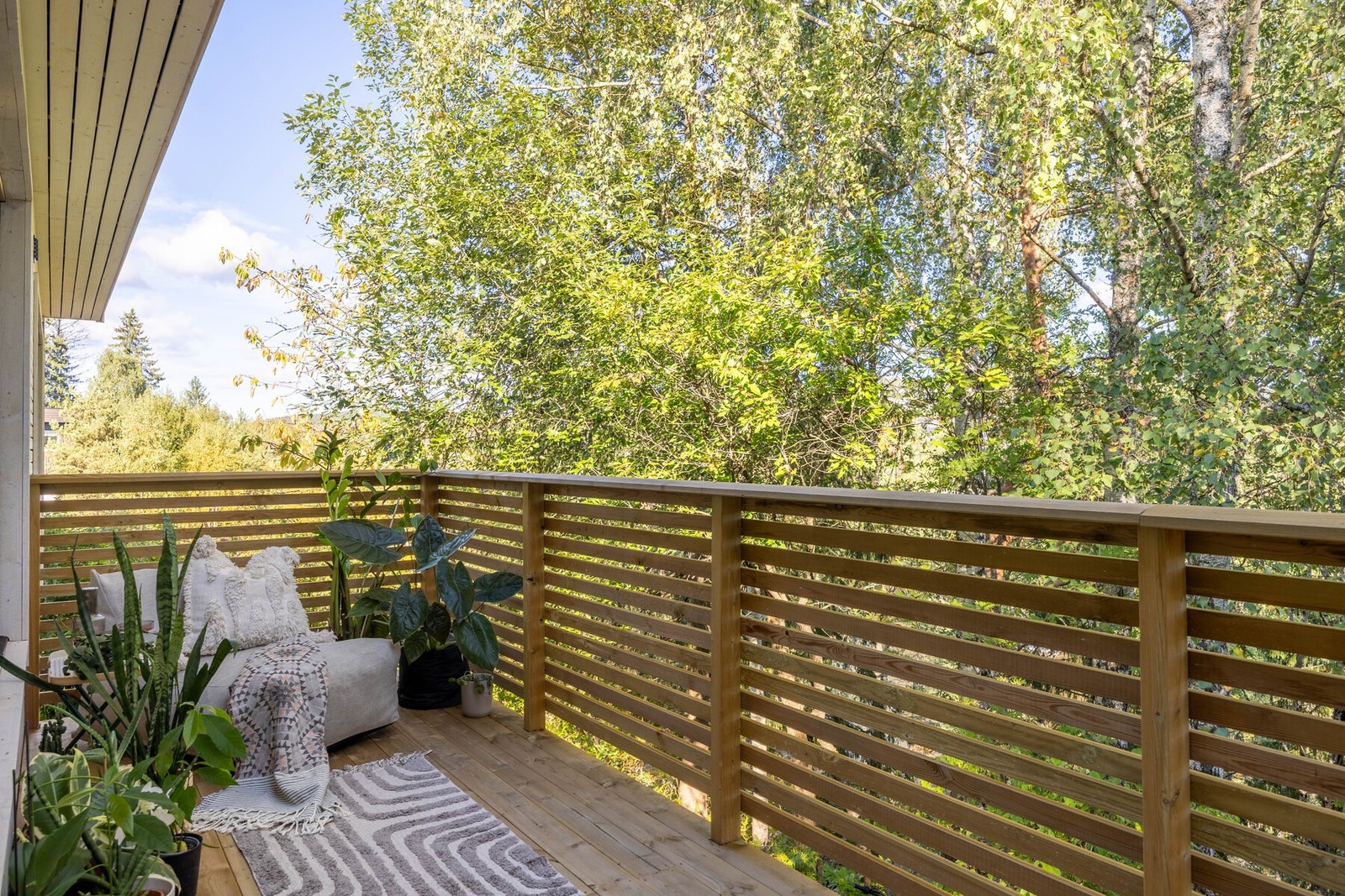 Her får du morgensol fra ca. kl. 0600 midtsommers. Galleribilde